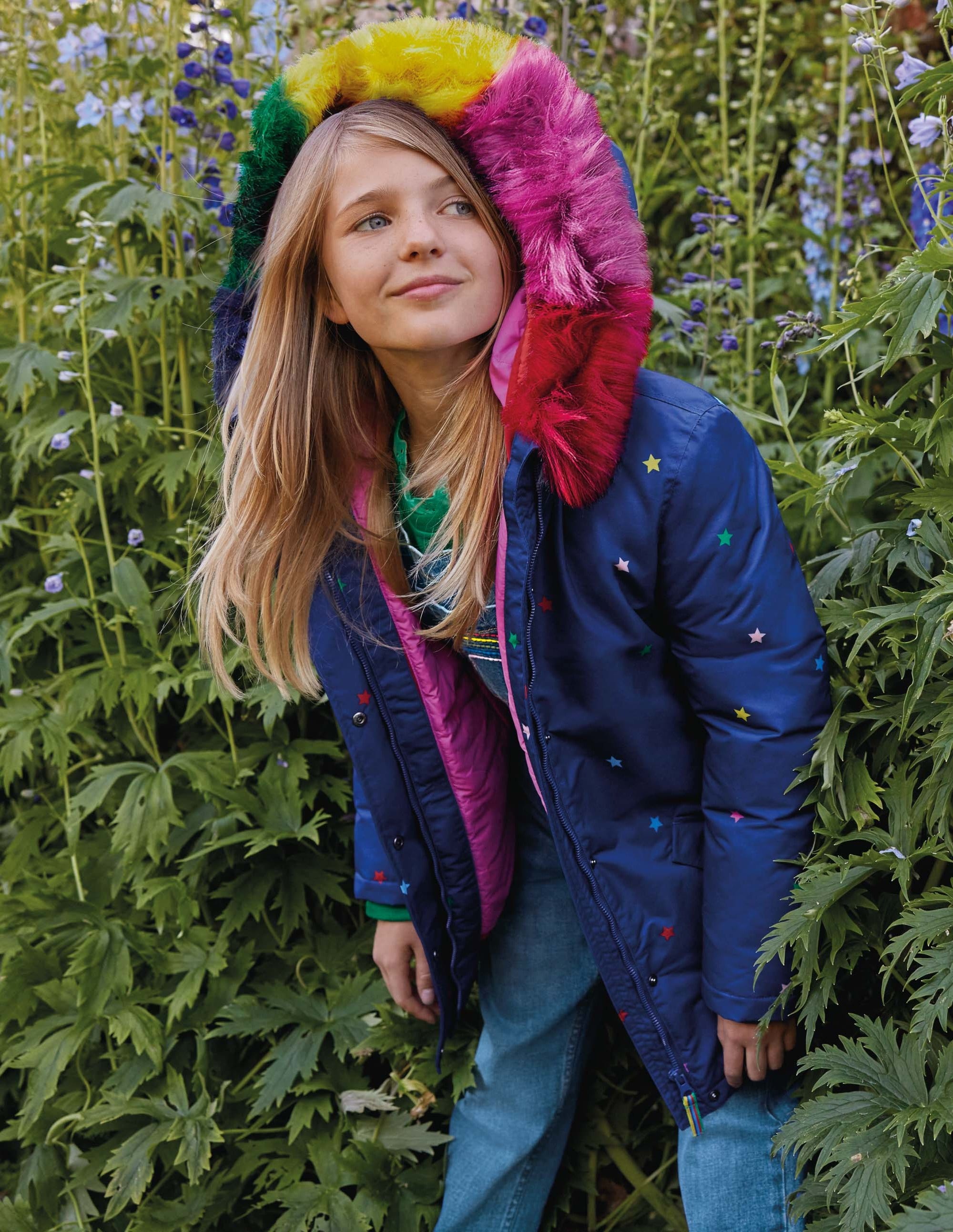 Waterproof 4-in-1 Parka-Navy Multi Stars - Image 7