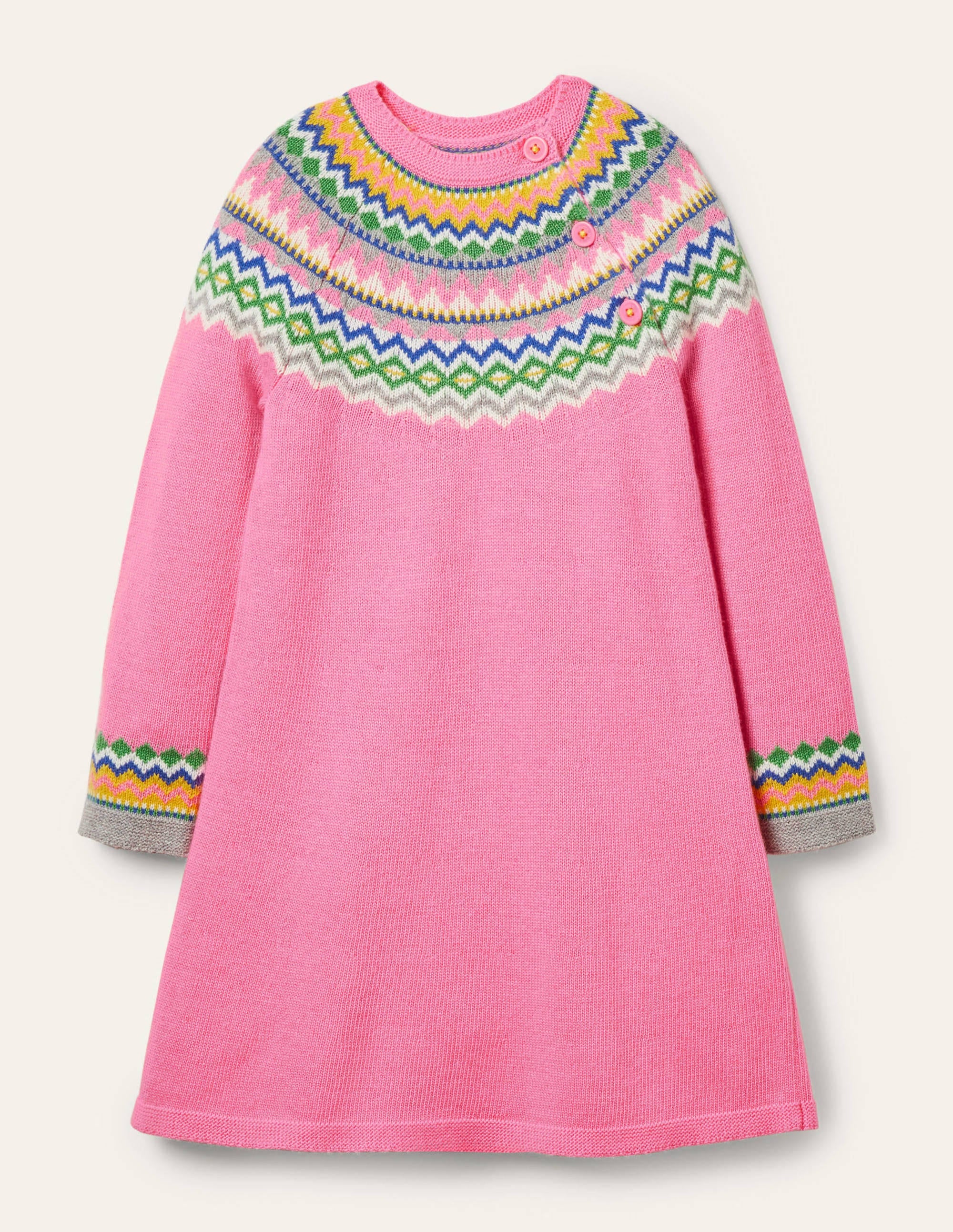 Lucy Dress-Bright Petal Pink - Image 1