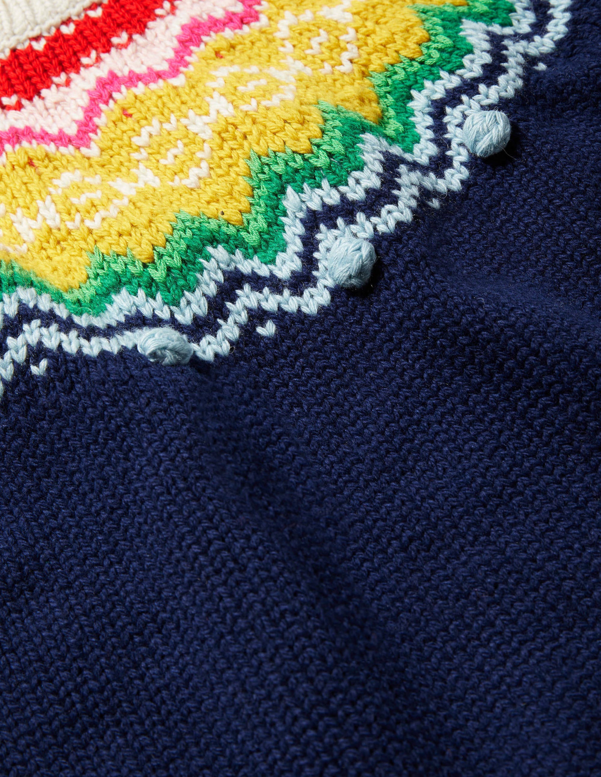 Cosy Fair Isle Sweater-Starboard Blue - Image 2