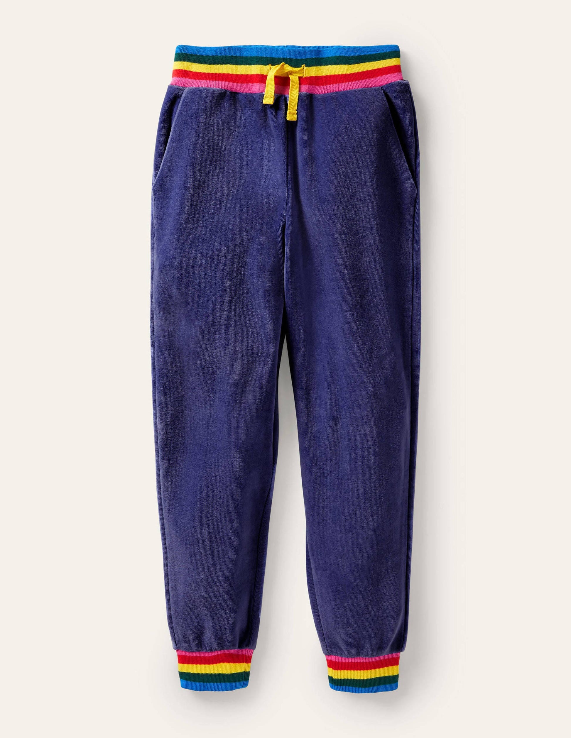 Velour Joggers-Starboard Blue-1