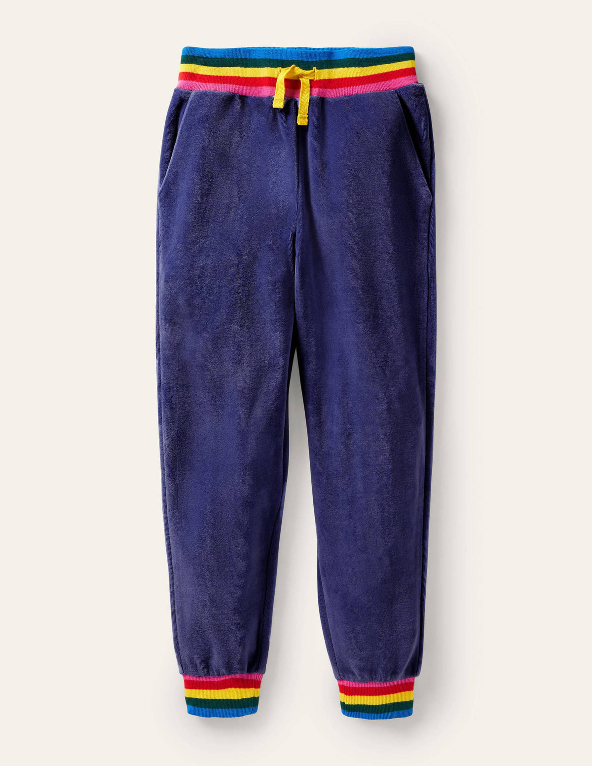Velour Joggers-Starboard Blue - Image 1