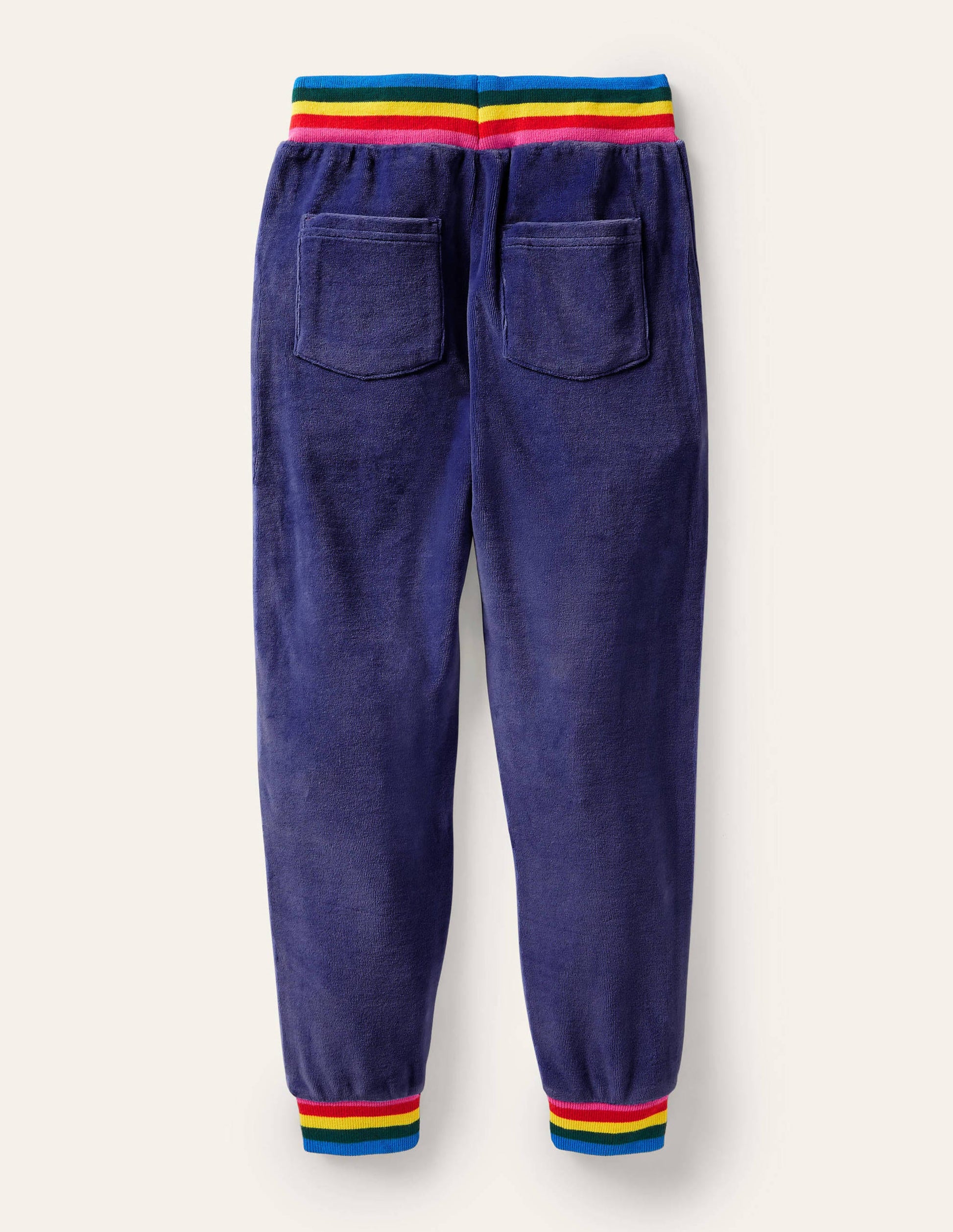 Velour Joggers-Starboard Blue-2