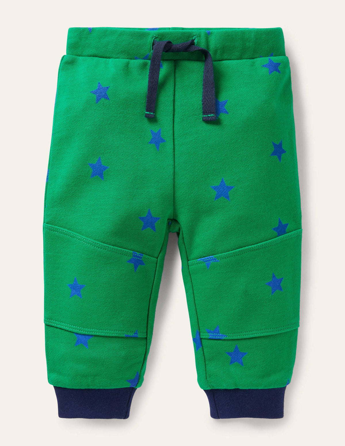 Warrior Knee Jersey Bottoms-Sapling Green Stars - Image 1
