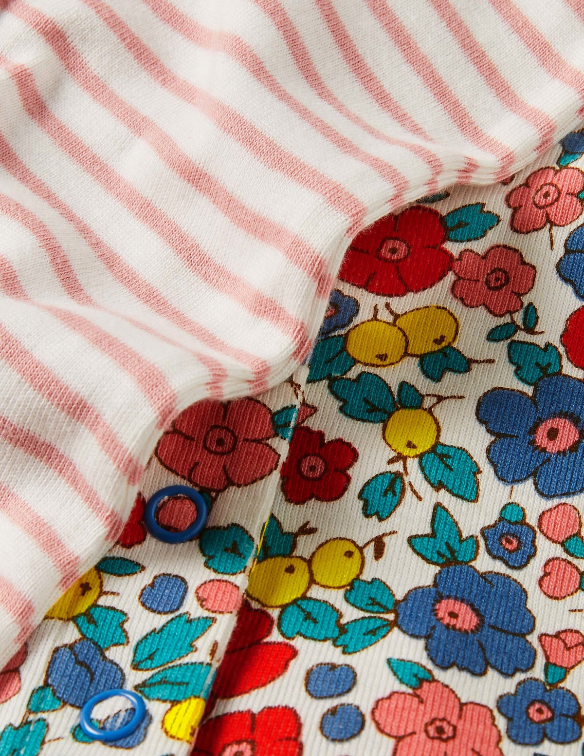 Twin Pack Rompers-Multi Sky Apple Blossom - Image 3