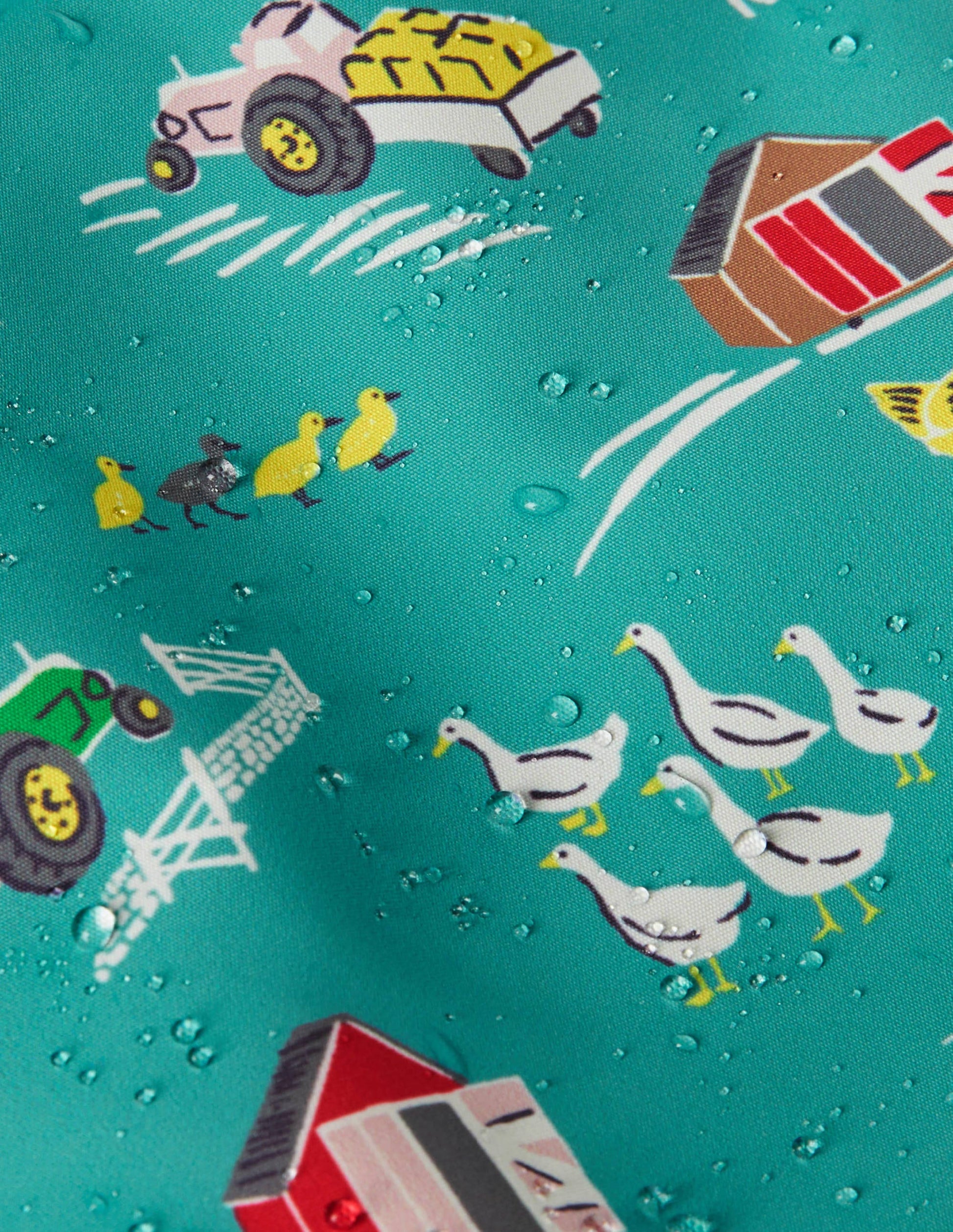 Water-resistant Coat-Brook Blue Farmyard-4