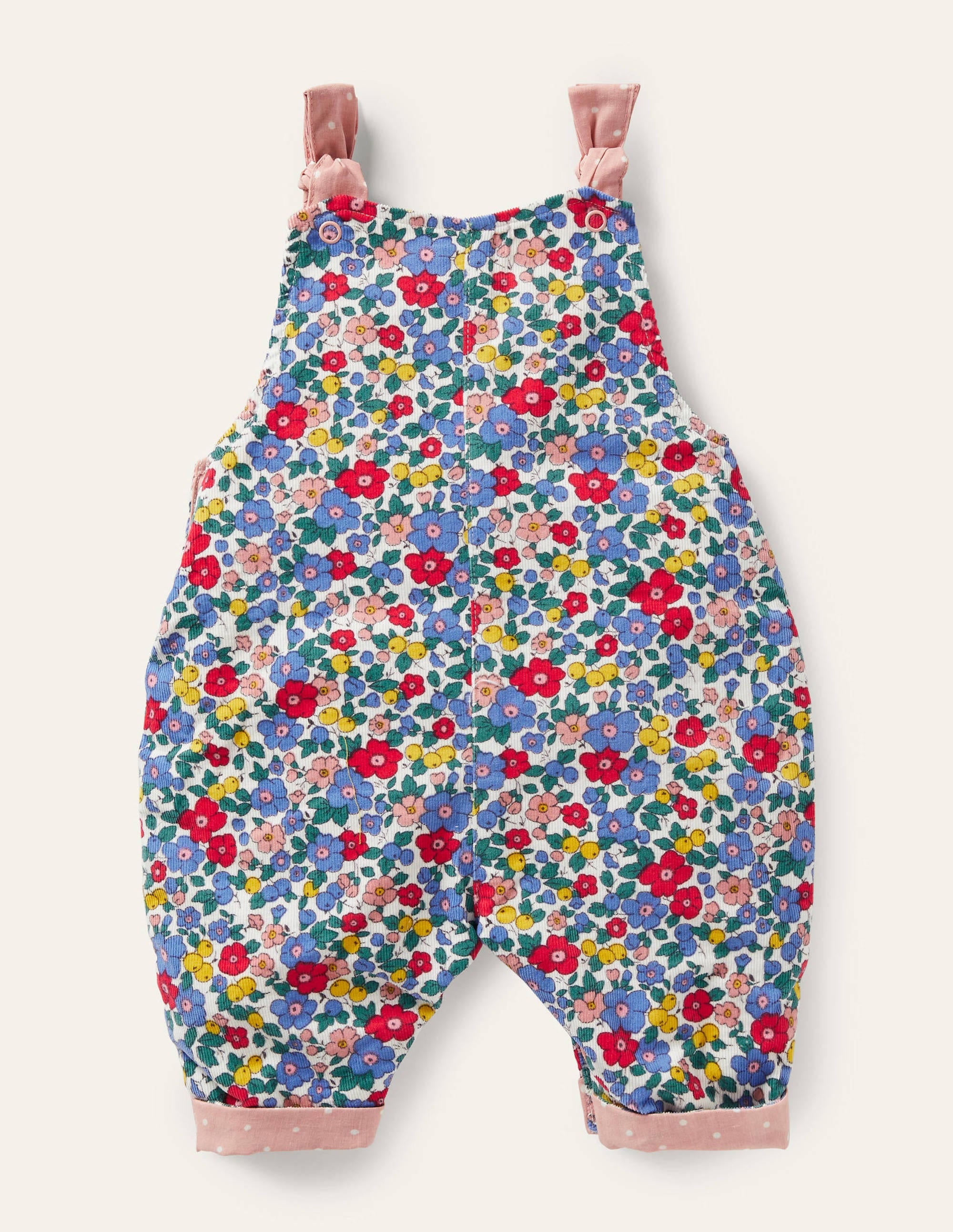 Cord Overalls-Multi Sky Apple Blossom - Image 2