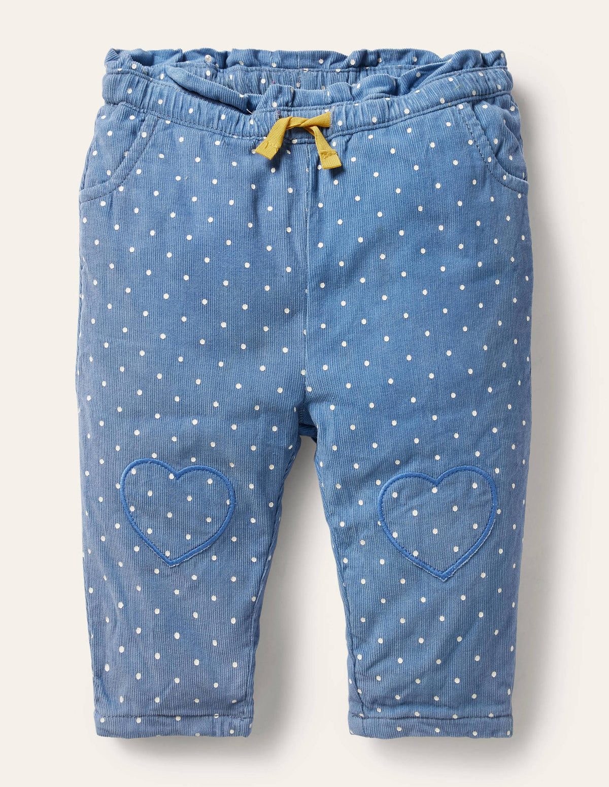 Spotty Cord Pants-Elizabethan Blue - Image 1