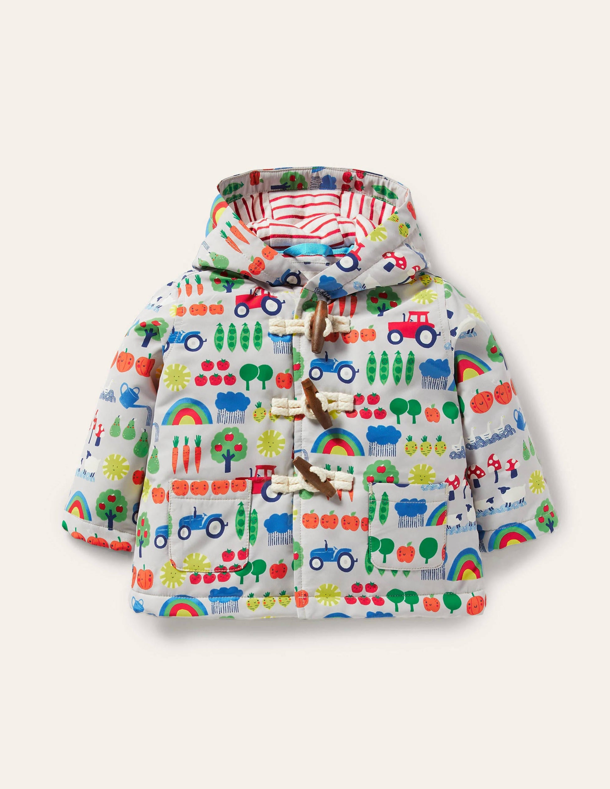 Water Resistant Coat-Shale Grey Rainbow Farm-1