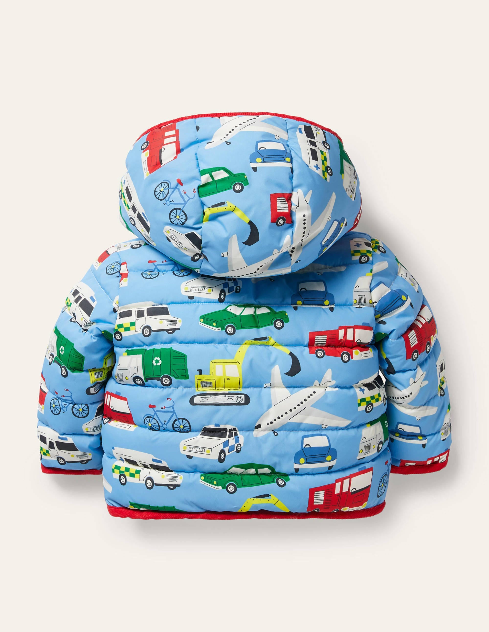 Padded Jacket-Surfboard Blue Things That Go - Image 2