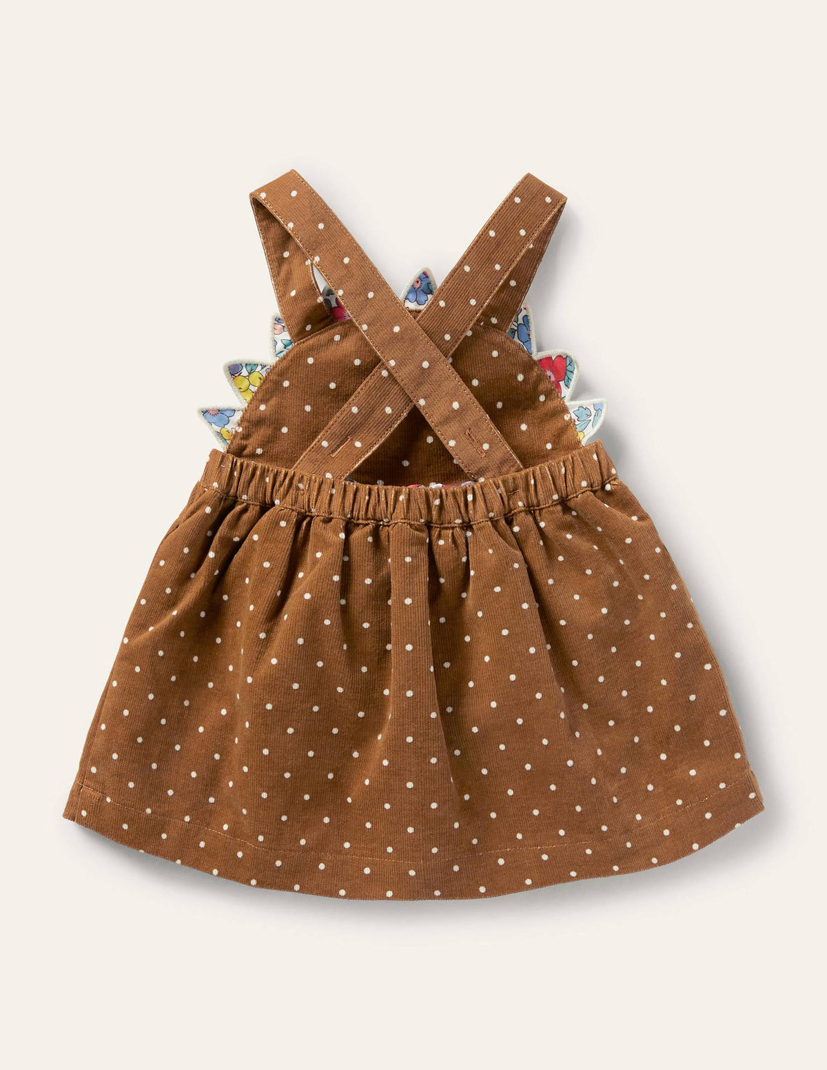 Novelty Cord Pinnie-Butterscotch Brown Hedgehog-2