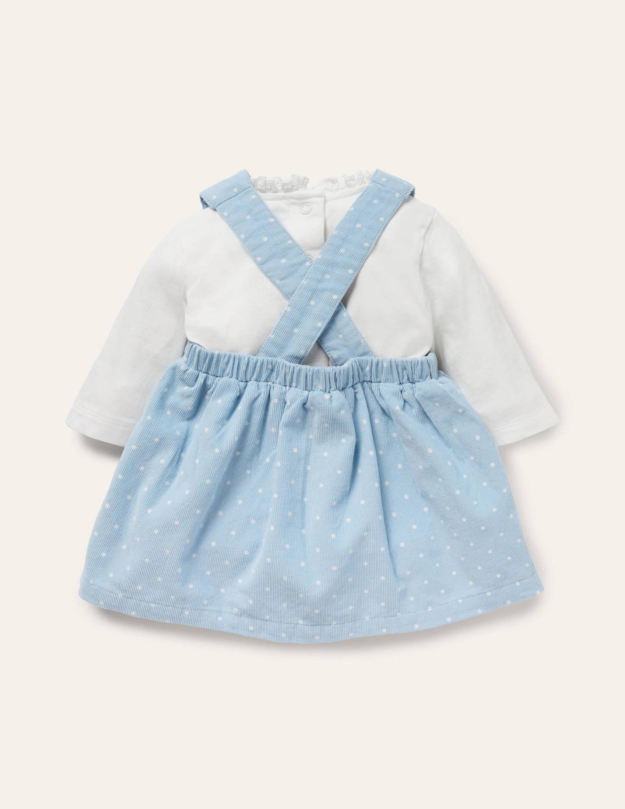 Cord Bunny Pinnie Set-Sky Blue Bunnies - Image 2