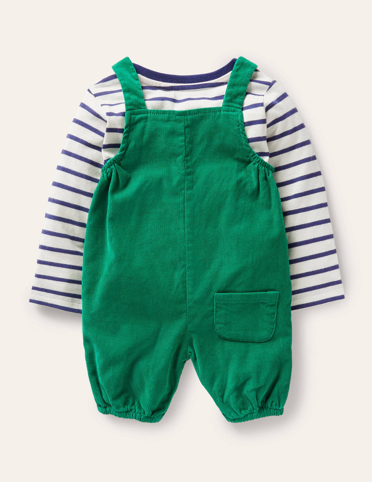 Fun Overalls Set-Highland Green Dino - Image 2
