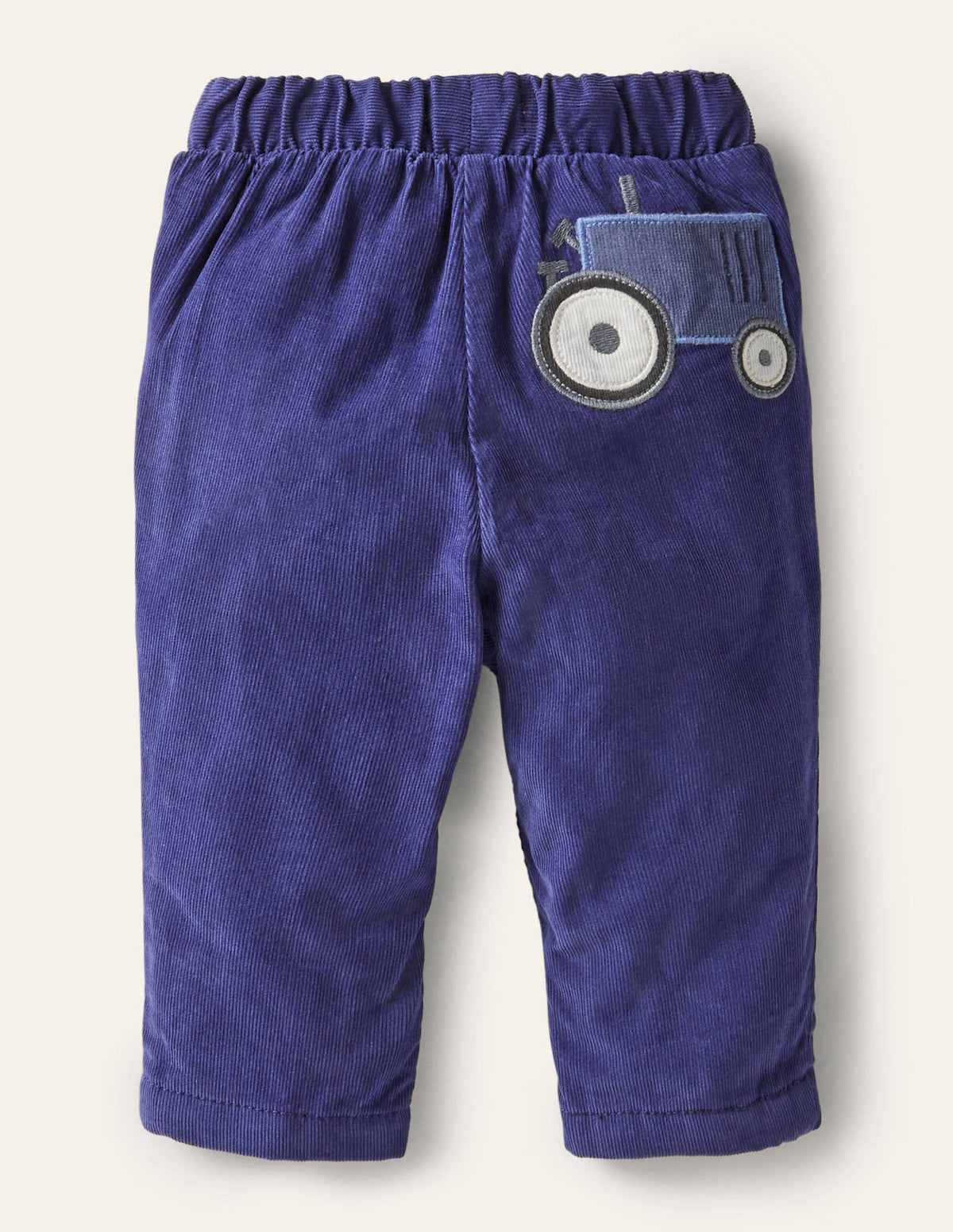 Jersey-lined Cord Pants-Starboard Blue - Image 2