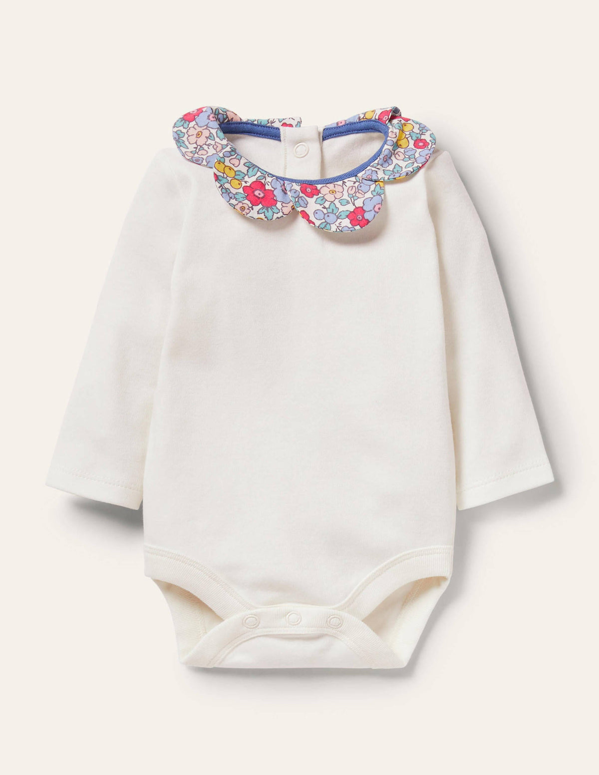 Interest Collar Body-Multi Apple Blossom Floral-1