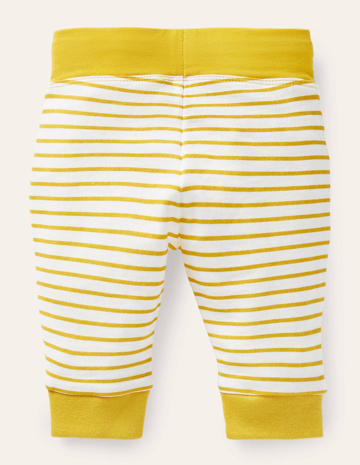 Appliqué Knee Jersey Bottoms-Ivory/Sweetcorn Yellow Farm - Image 2