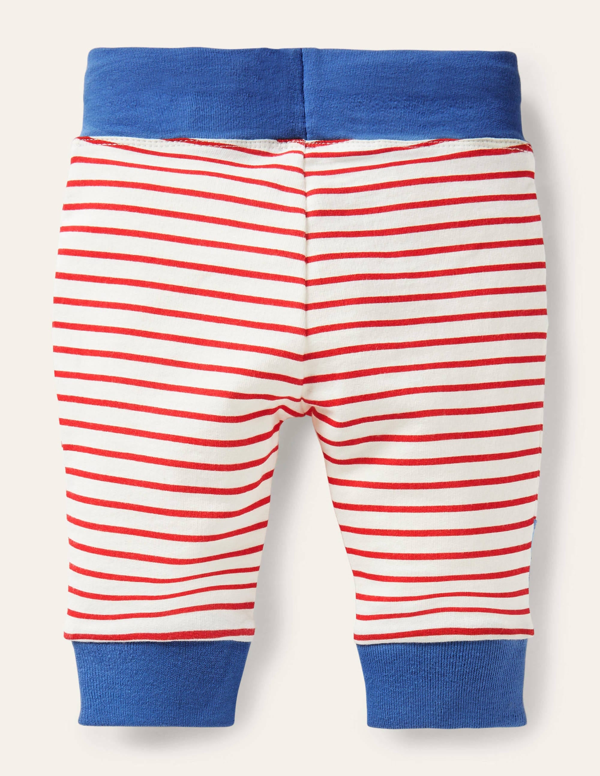 Novelty Appliqué Bottoms-Ivory/Rockabilly Red Vehicles - Image 2