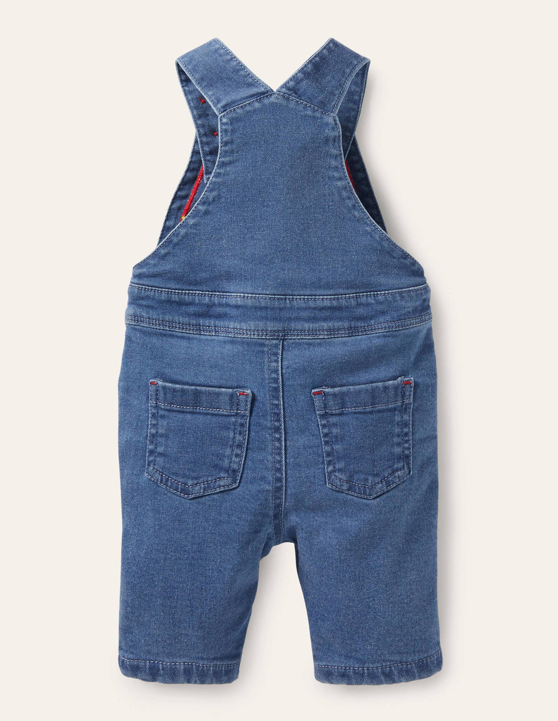 Denim Fire Engine Overalls-Chambray Denim Fire Engine-2