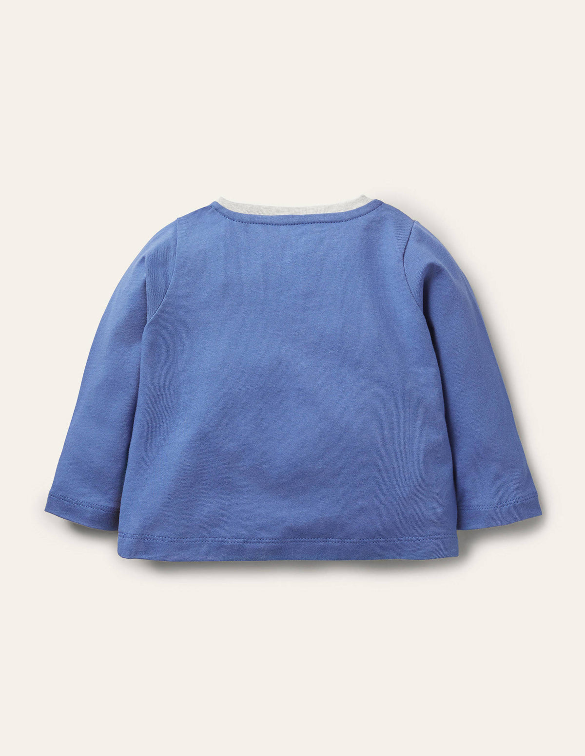 Scene Appliqué T-Shirt-Elizabethan Blue Sprout-2