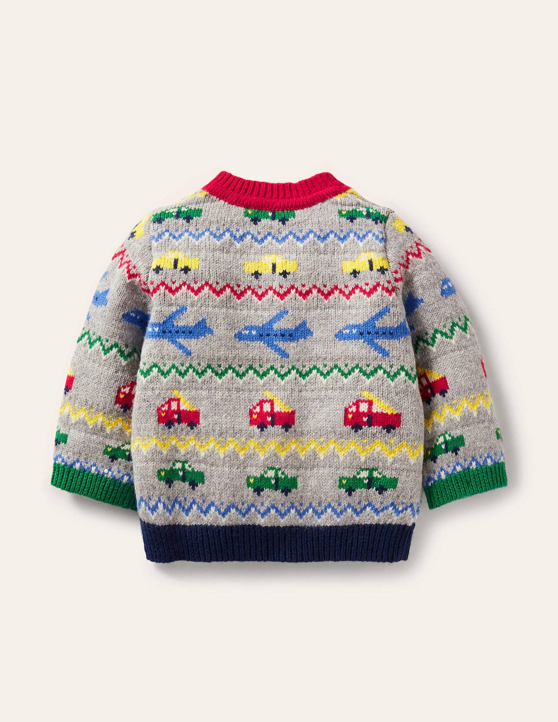 Fair Isle Cardigan-Grey Marl Vehicles-2