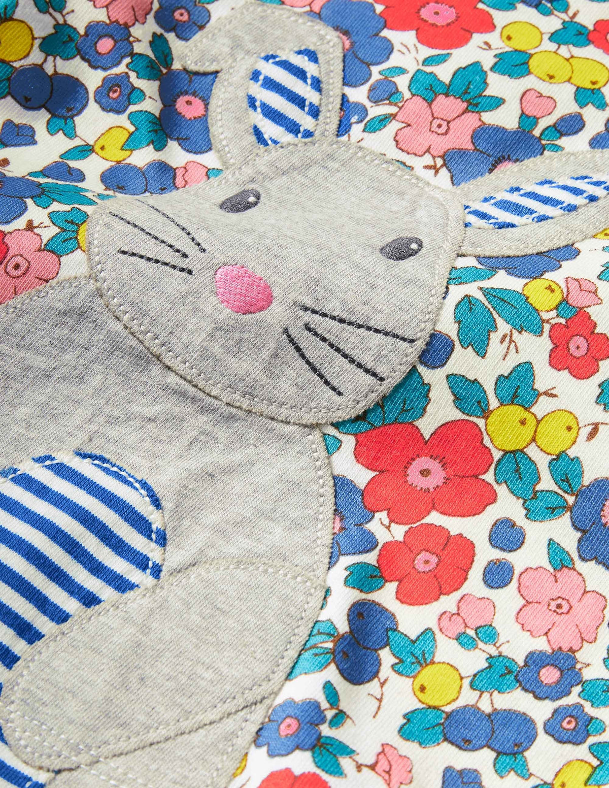 Bunny Appliqué Play Set-Multi Apple Blossom Floral - Image 3