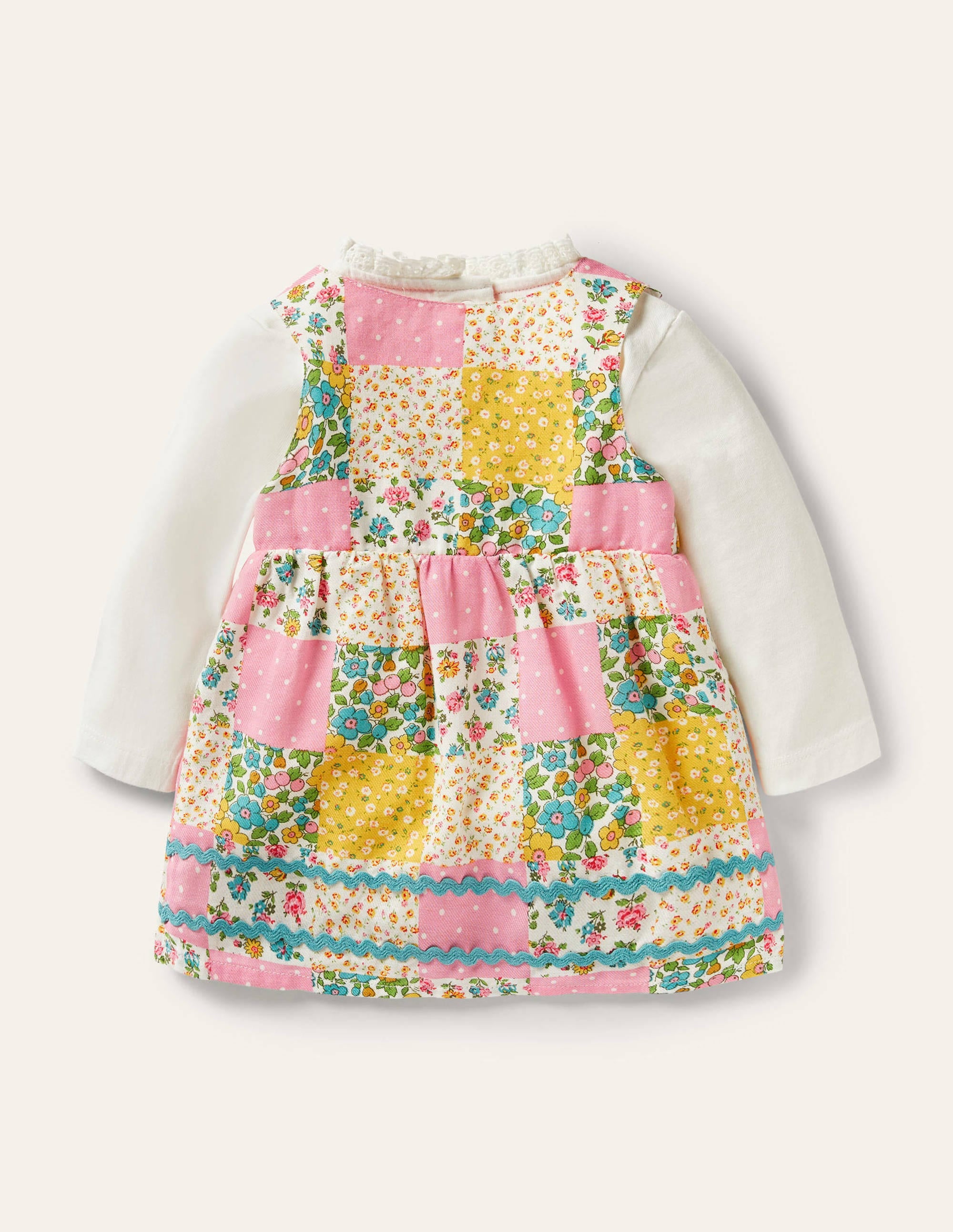Patchwork Pinnie Set-Multi Patchwork Floral - Image 2