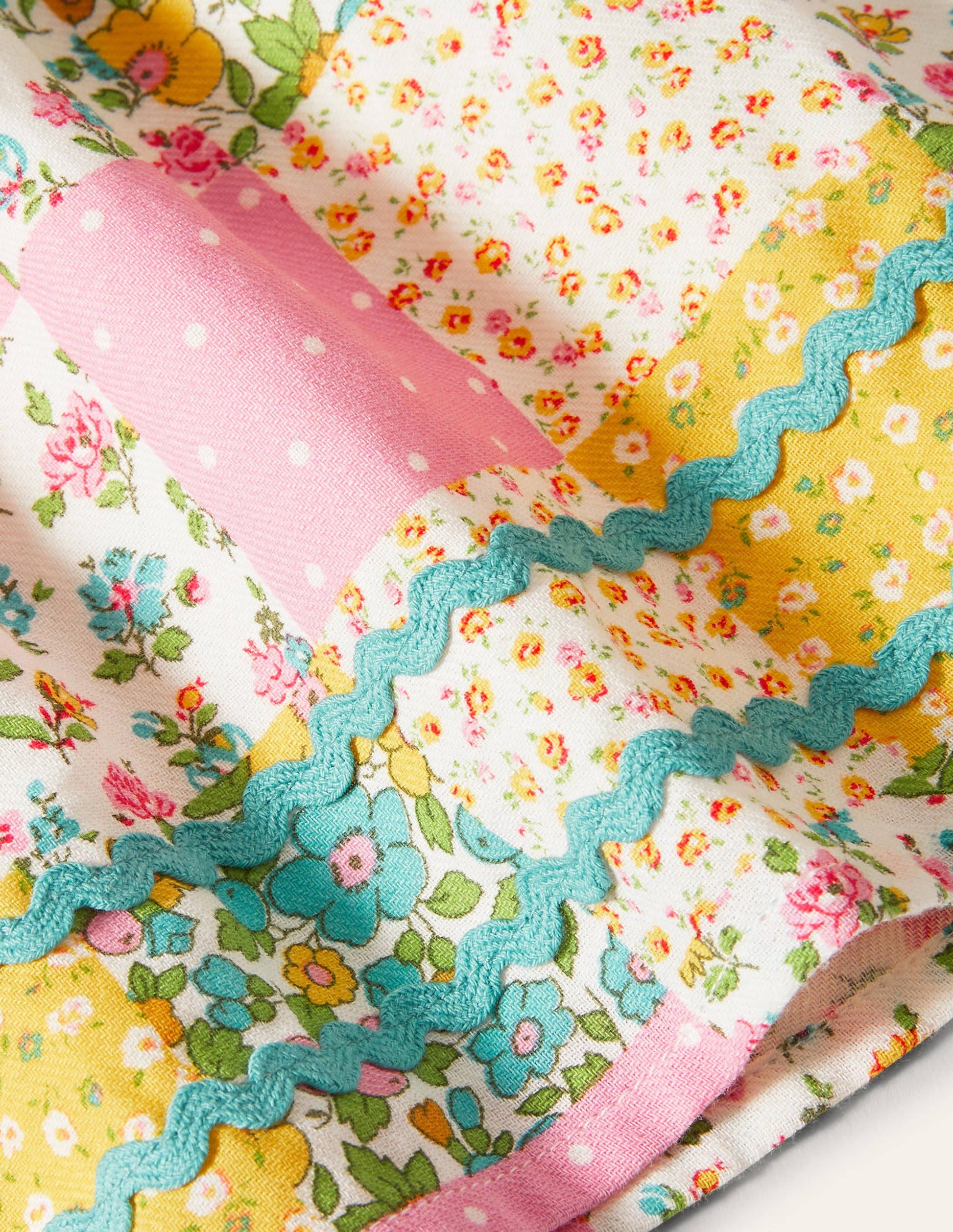 Patchwork Pinnie Set-Multi Patchwork Floral-3