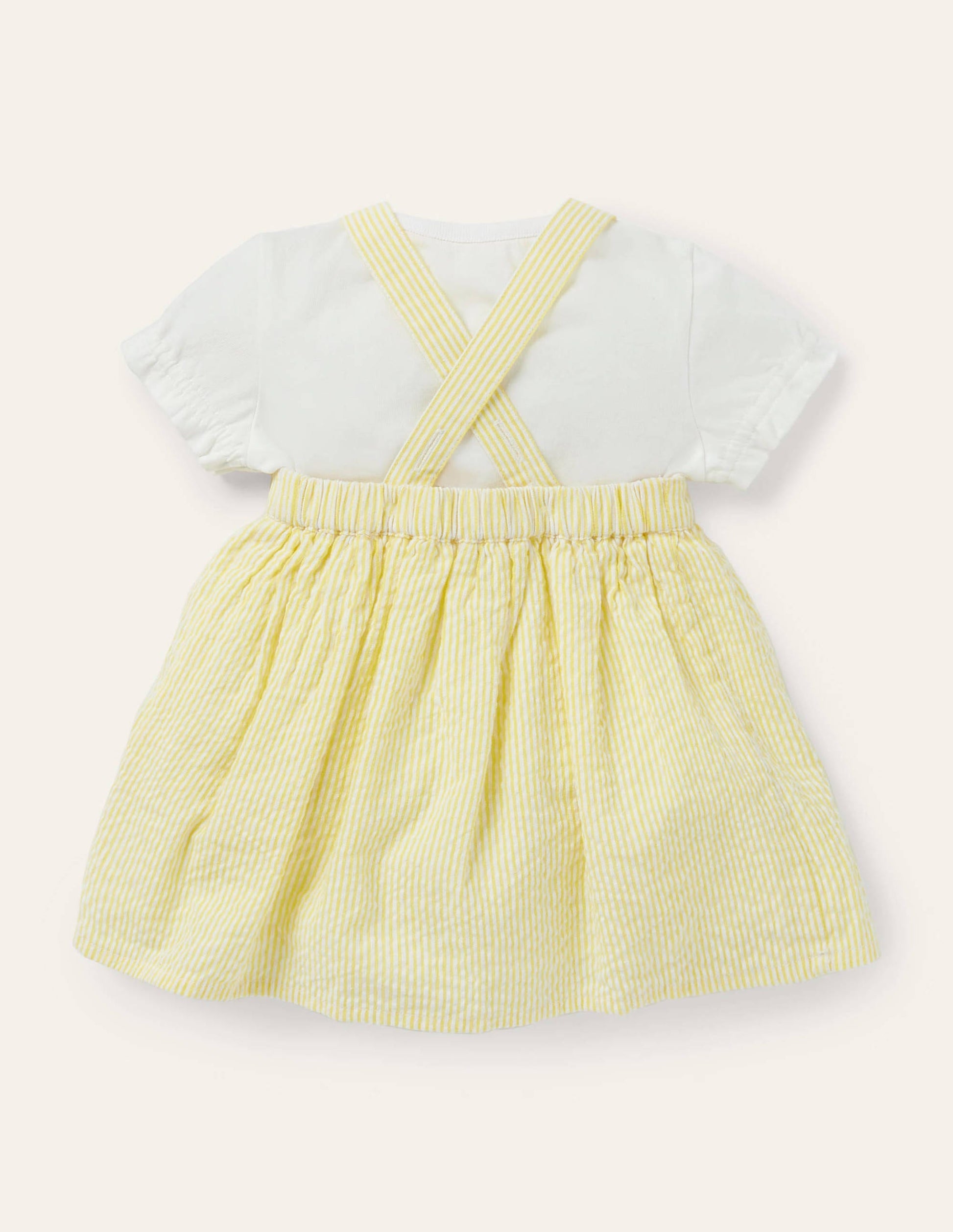 Ice Cream Pinnie Set-Ivory/Yellow Ice-Cream-2