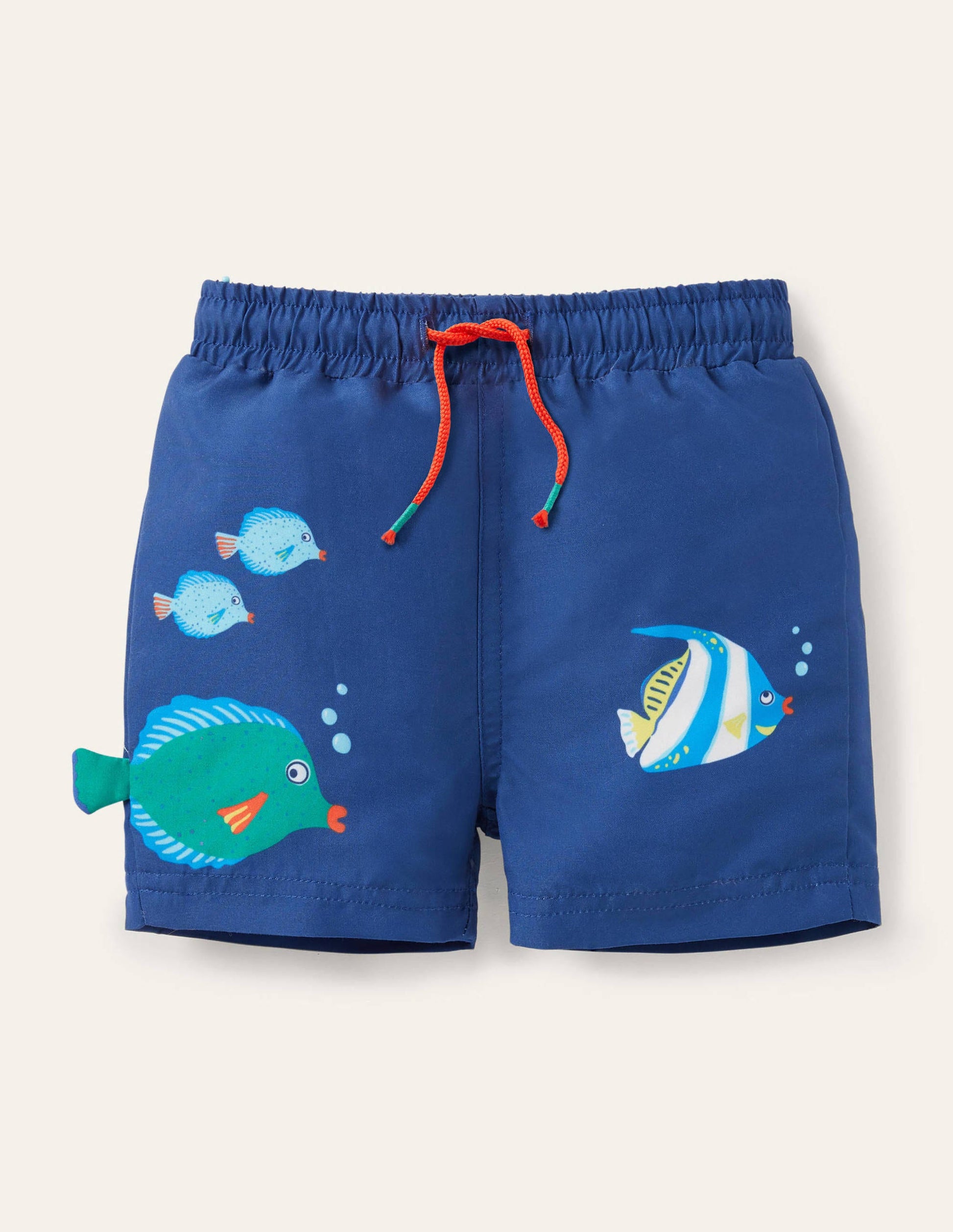 Fun Swim Trunks-Starboard Blue Fish-1
