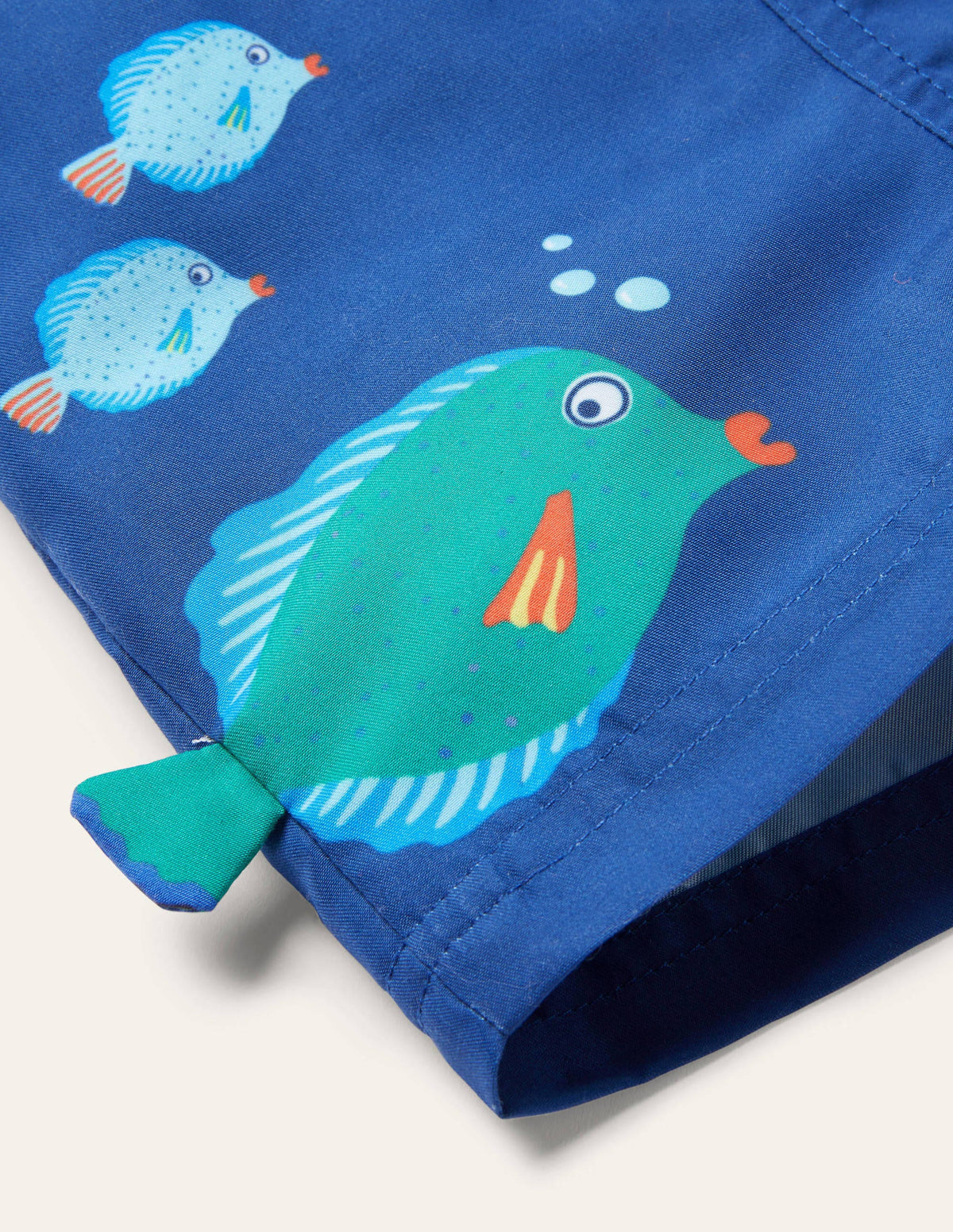 Fun Swim Trunks-Starboard Blue Fish-3
