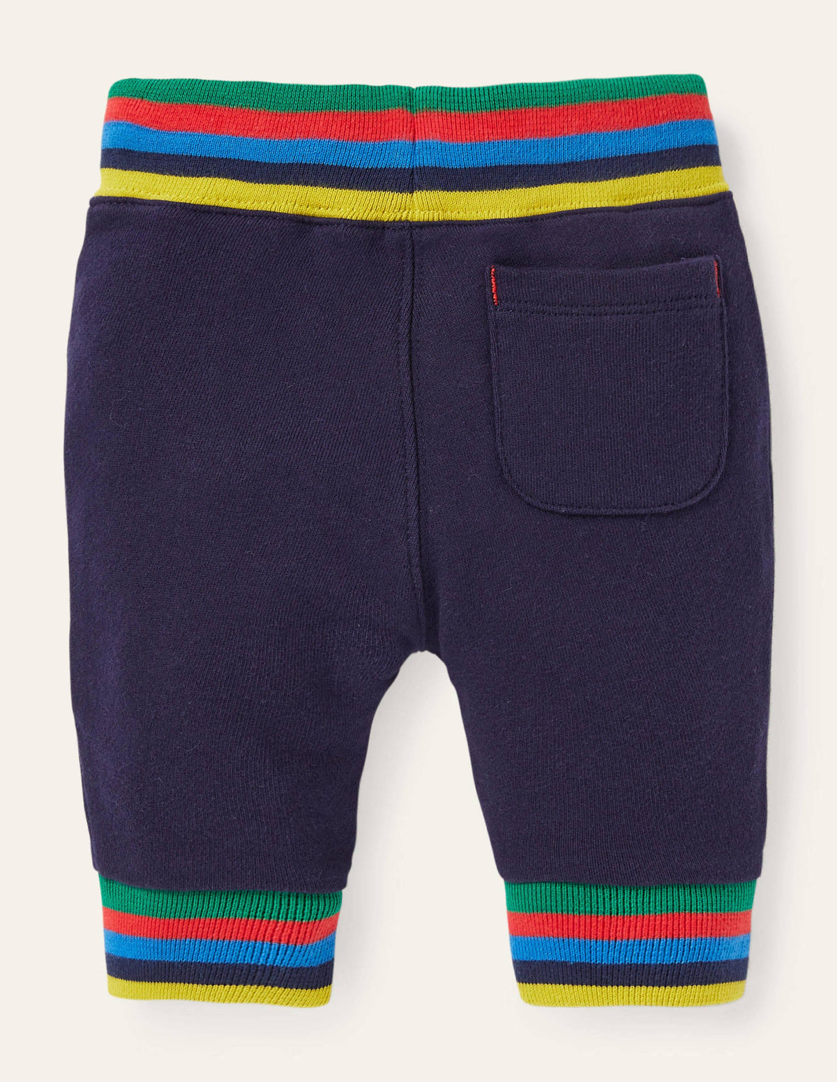 Rainbow Rib Jersey Bottoms-Starboard Blue - Image 2