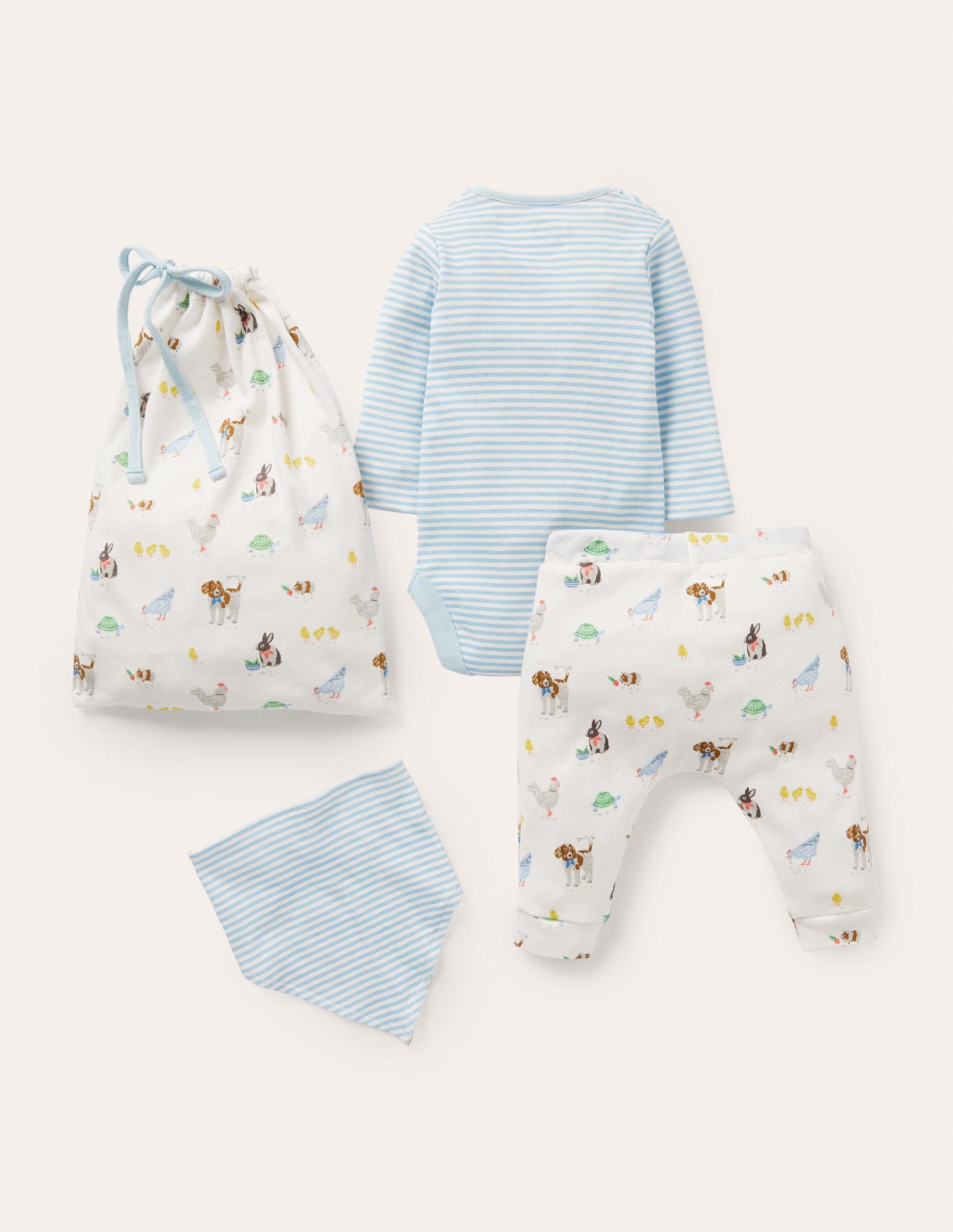 Organic Farm Newborn Set-Ivory Pet Friends-2
