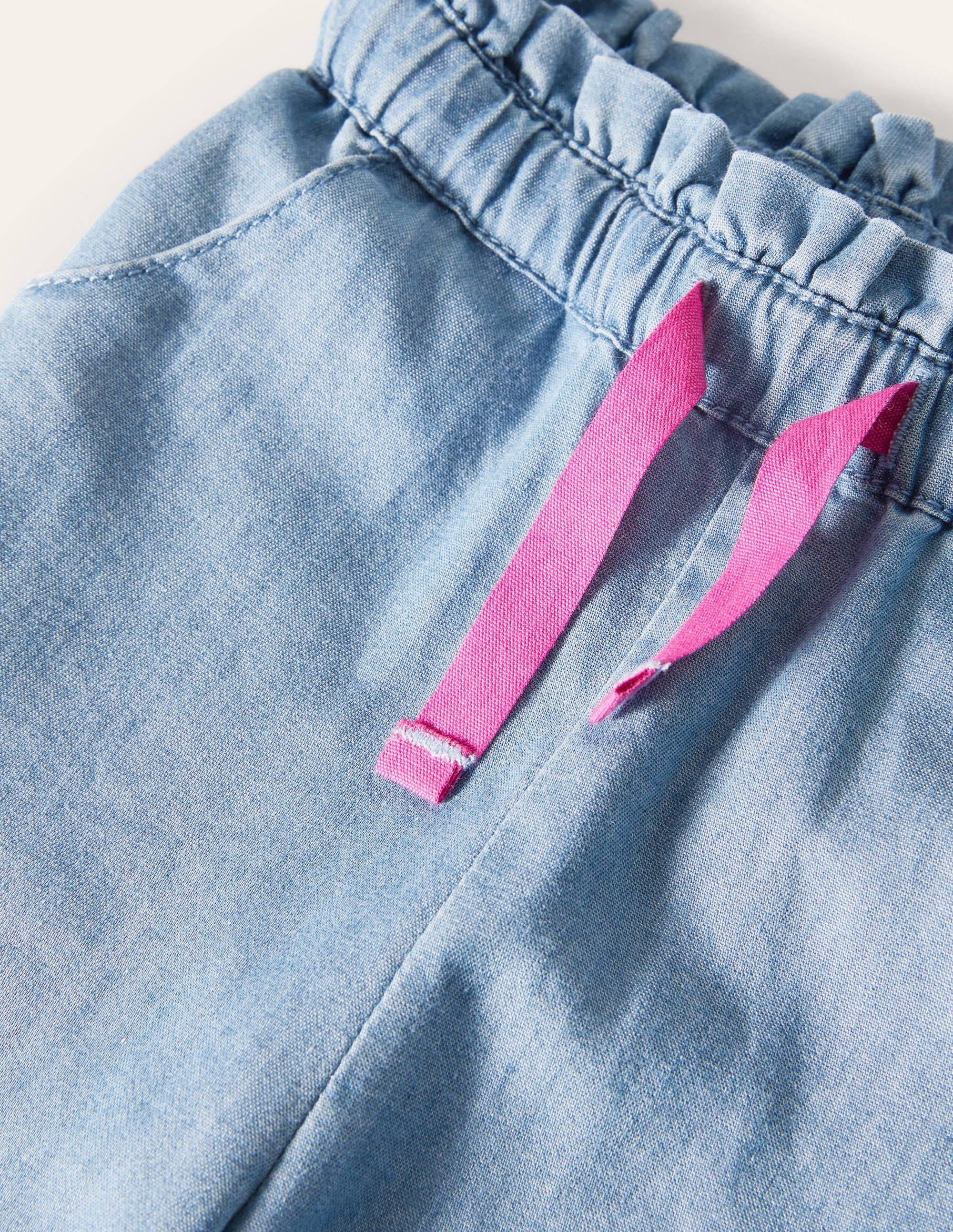 Chambray Pull-on Pants-Light Chambray - Image 3