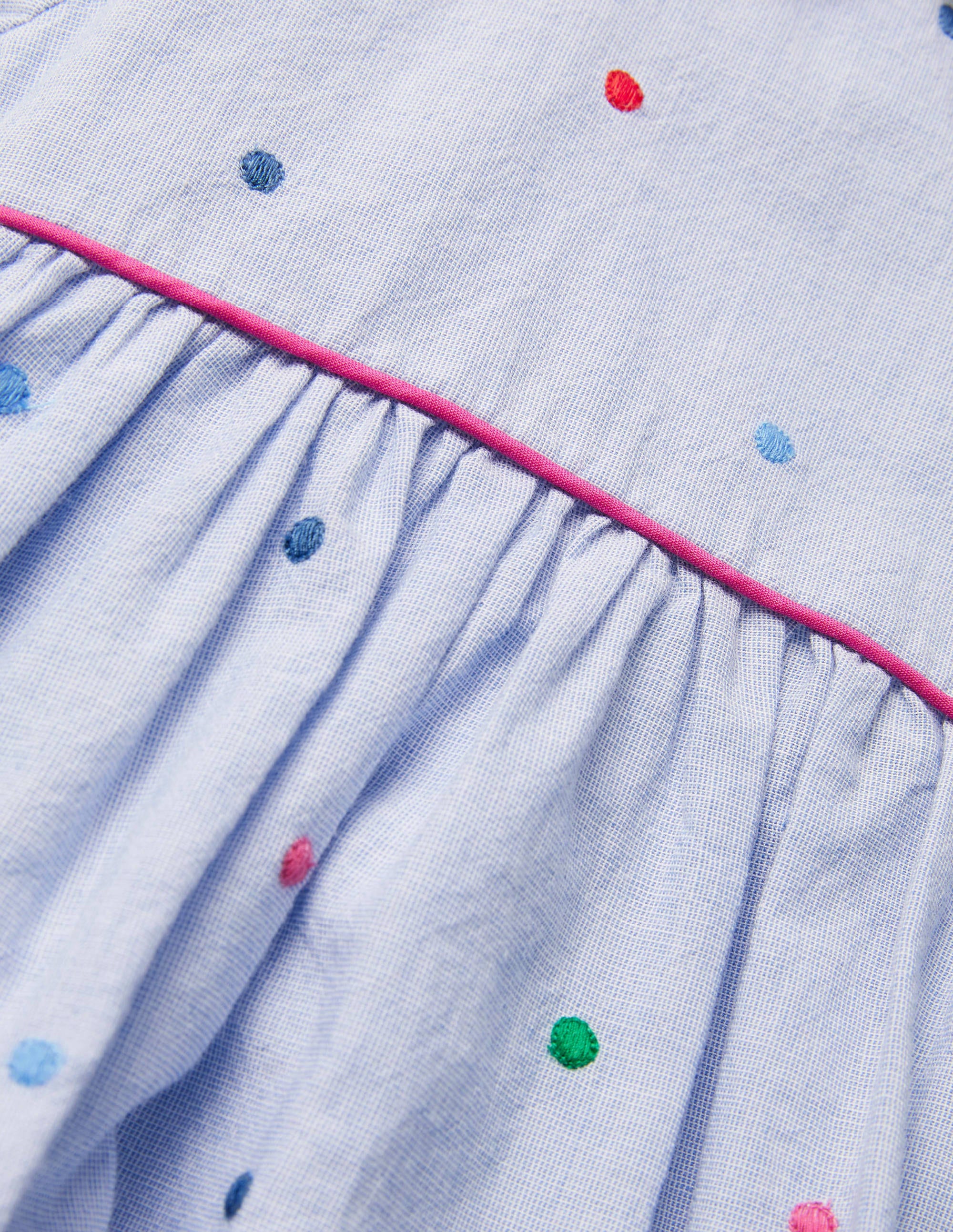 Embroidered Spot Dress-Multi Embroidered Spot - Image 3