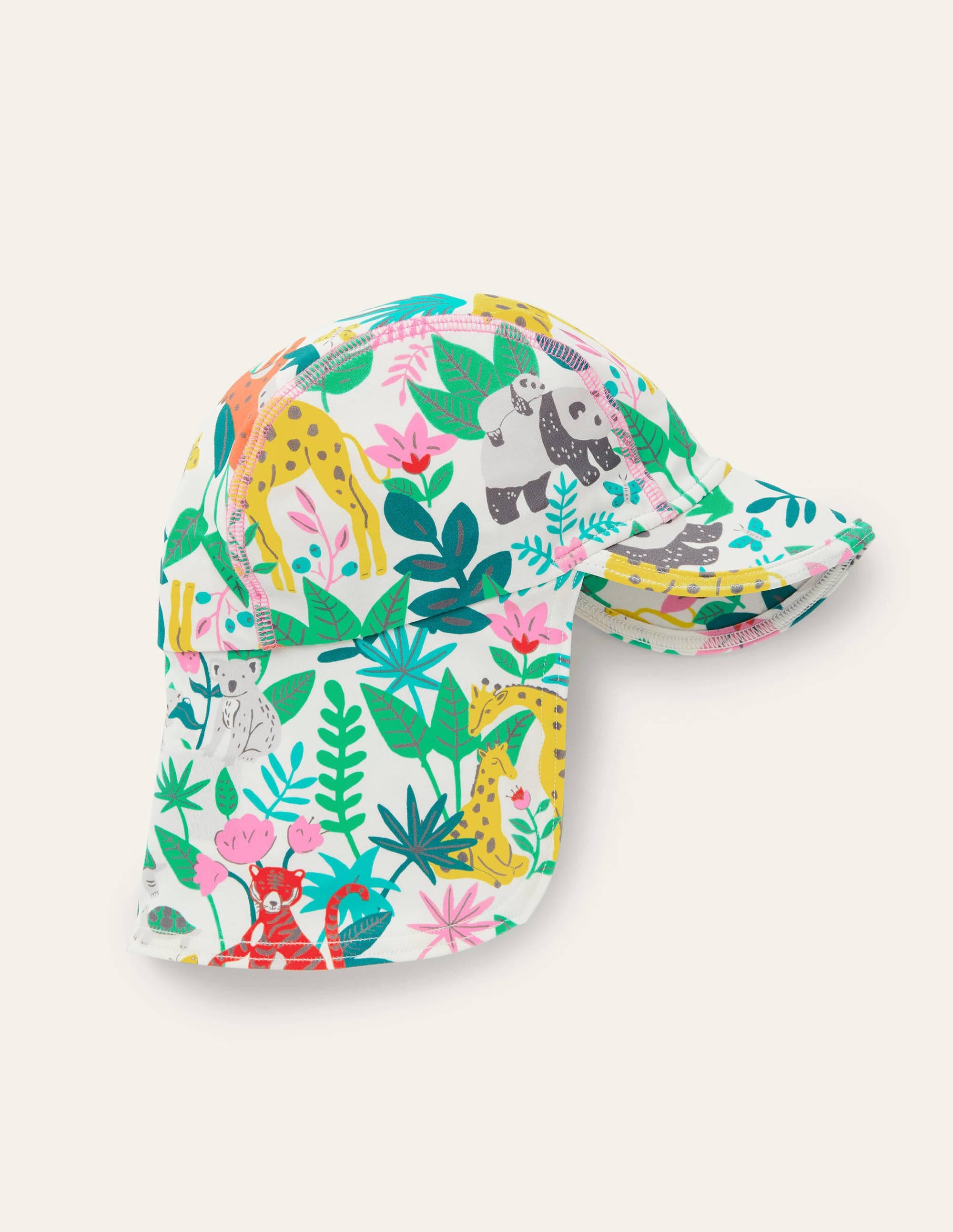 Sun-safe Swim Hat-Multi Jungle - Image 1