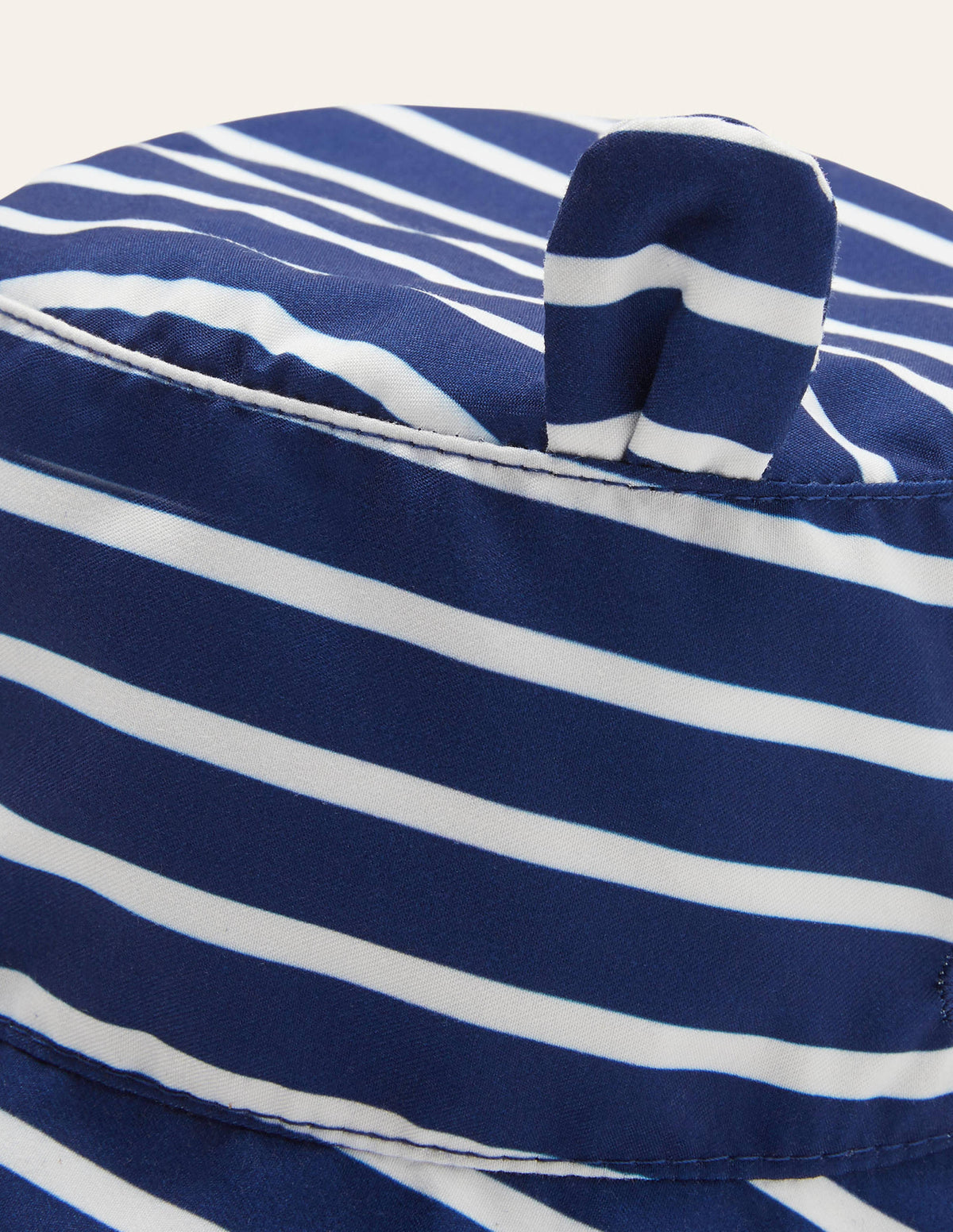 Fun Stripe Woven Hat-College Navy/Ivory - Image 2