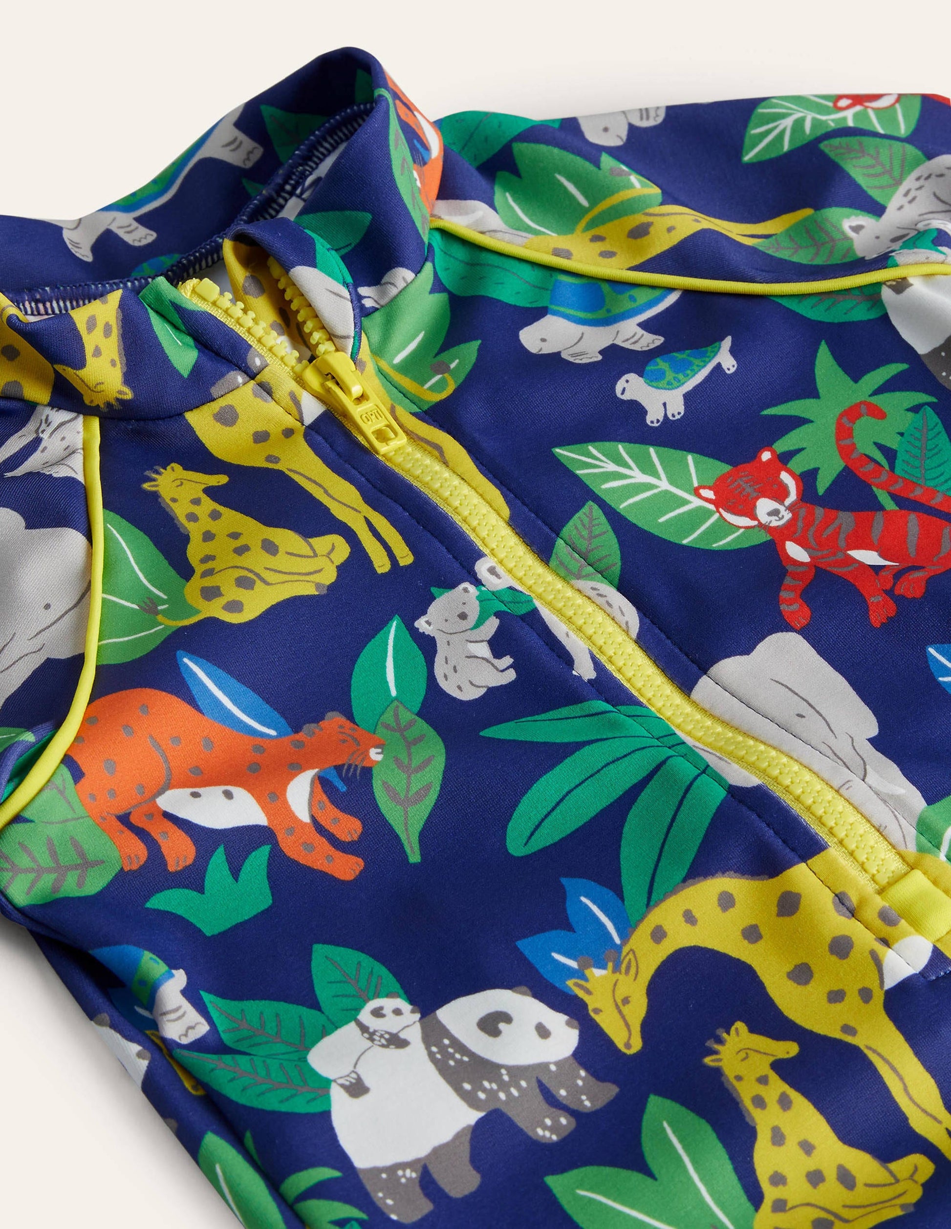 Printed Sun-safe Surf Suit-Starboard Blue Jungle-3