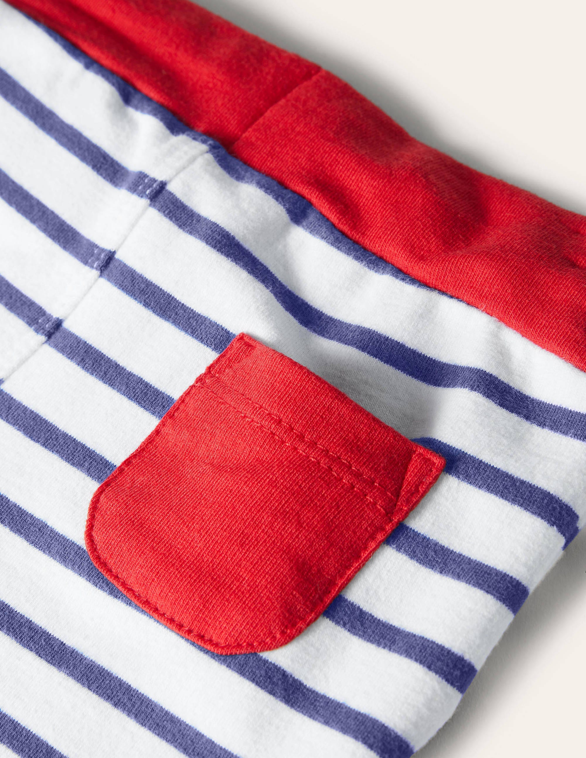 Essential Jersey Shorts-Ivory/Starboard Blue - Image 3
