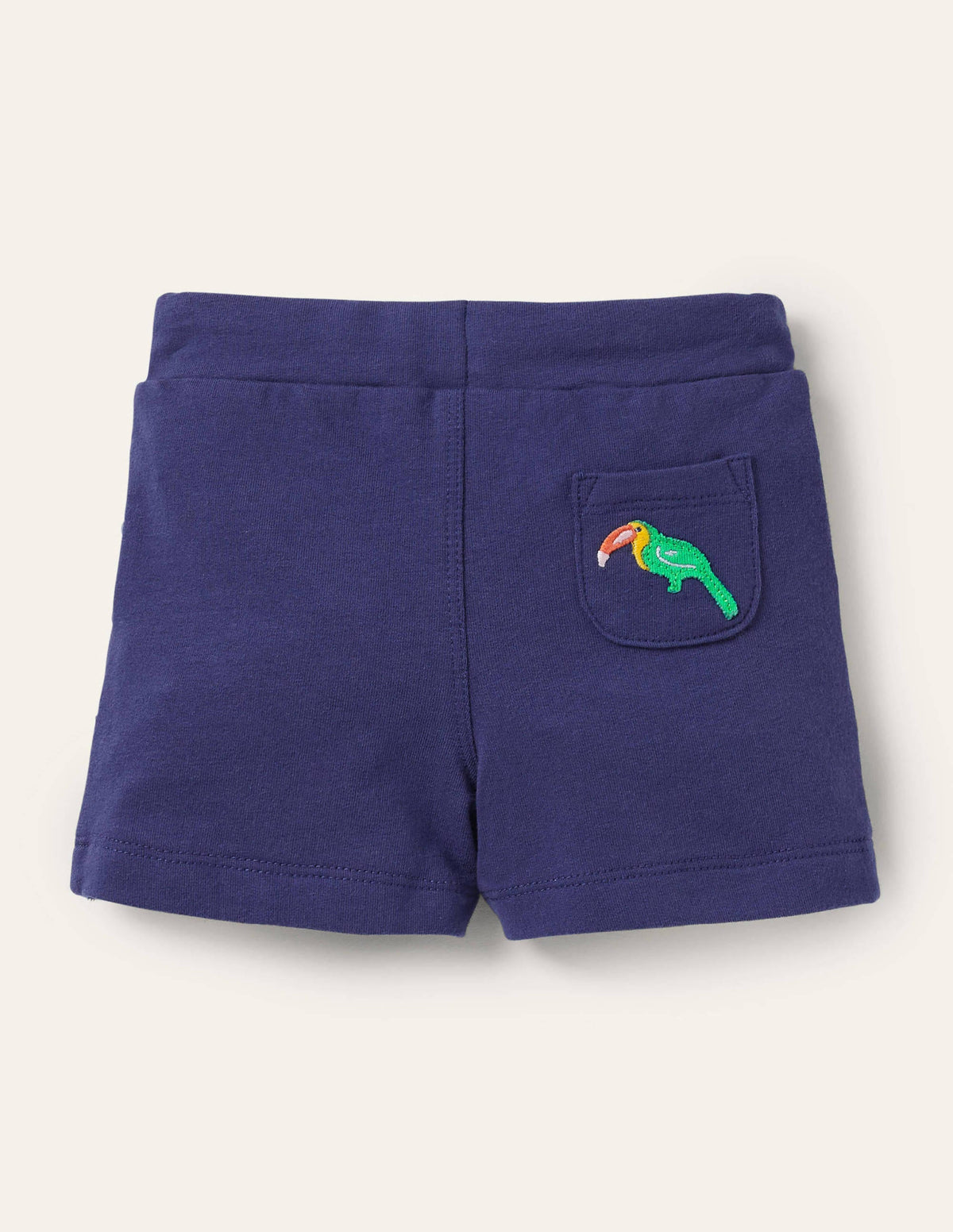 Essential Jersey Shorts-Starboard Blue Jungle Animals - Image 2