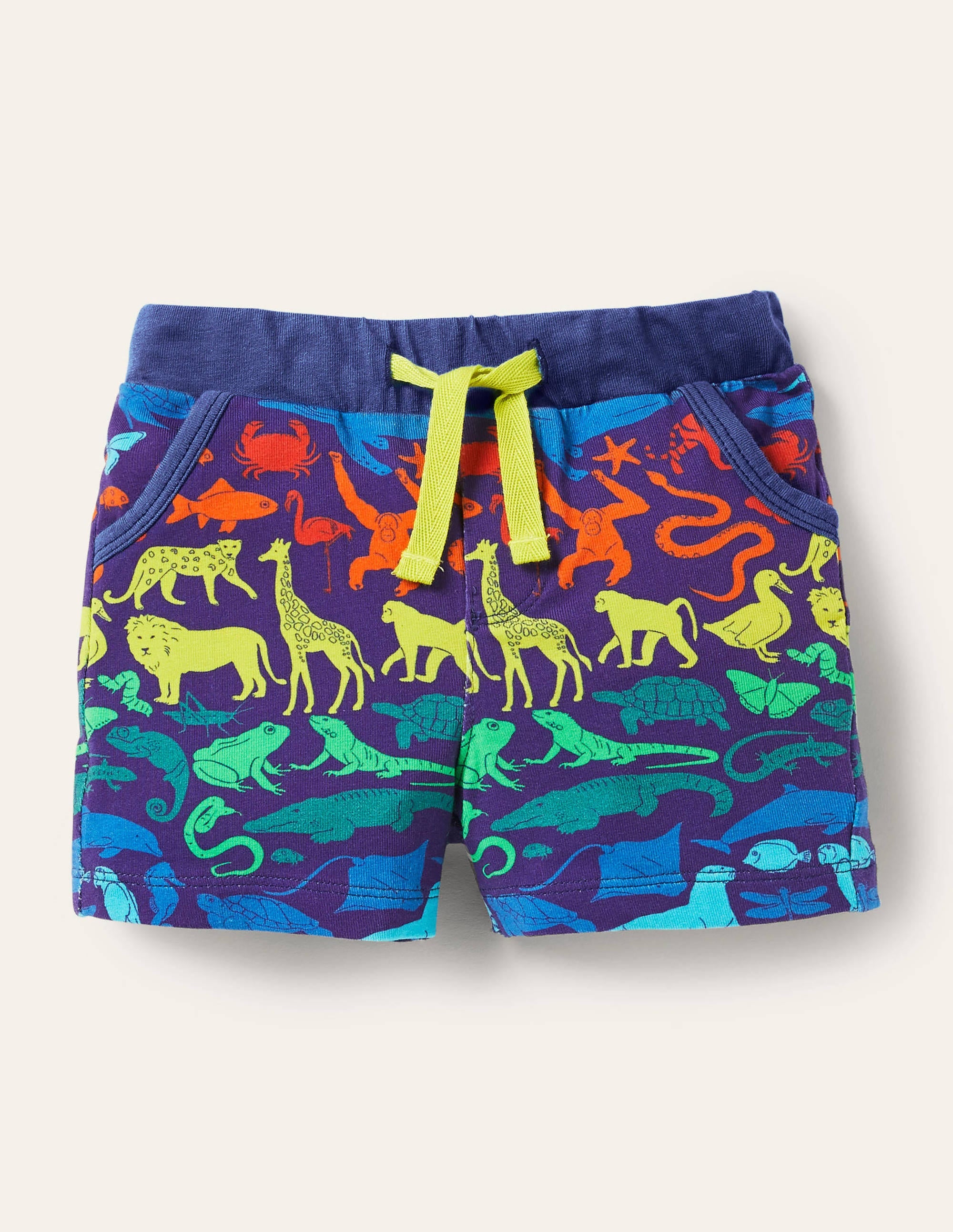 Essential Jersey Shorts-Starboard Blue Animal Kingdom - Image 1