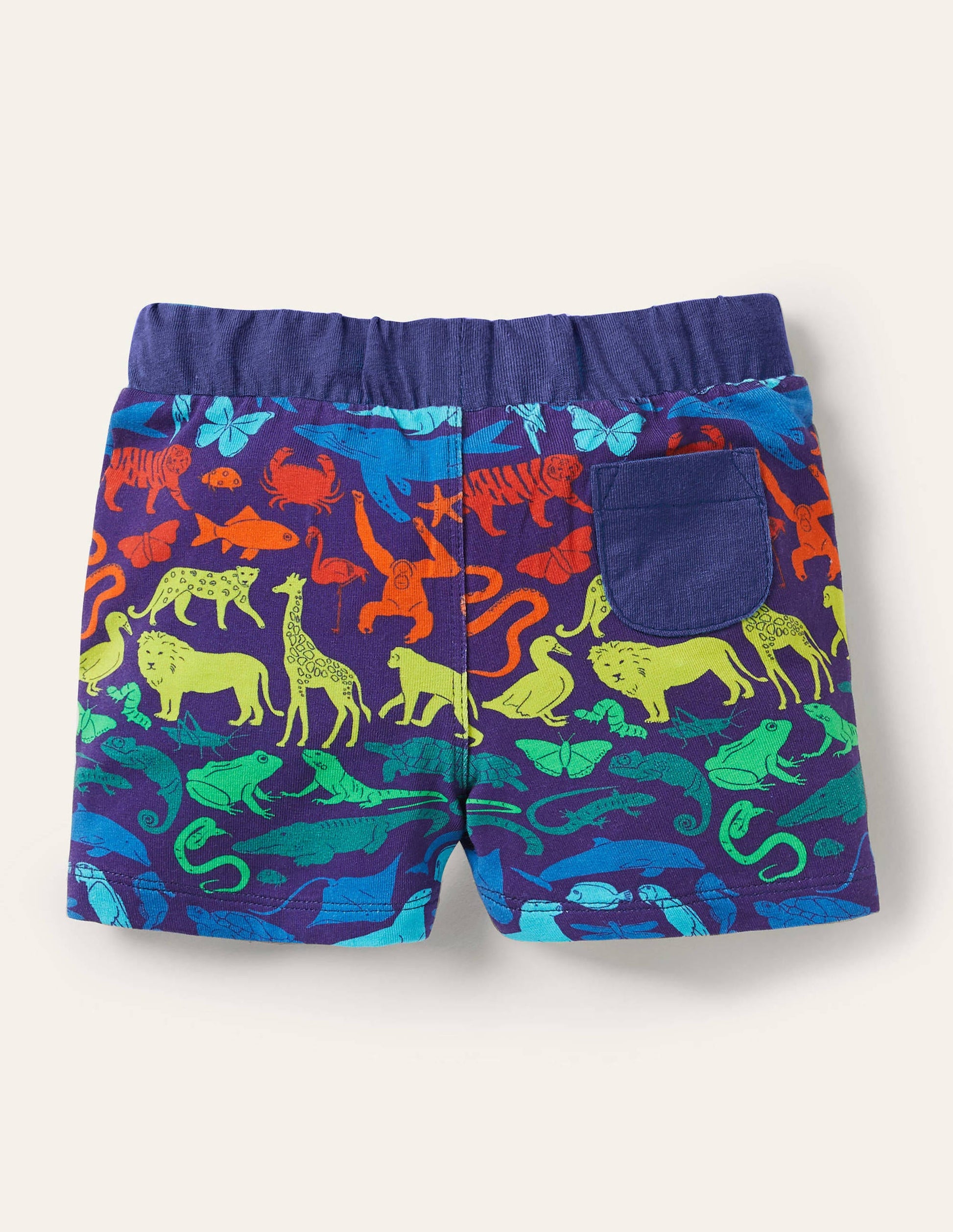 Essential Jersey Shorts-Starboard Blue Animal Kingdom-2