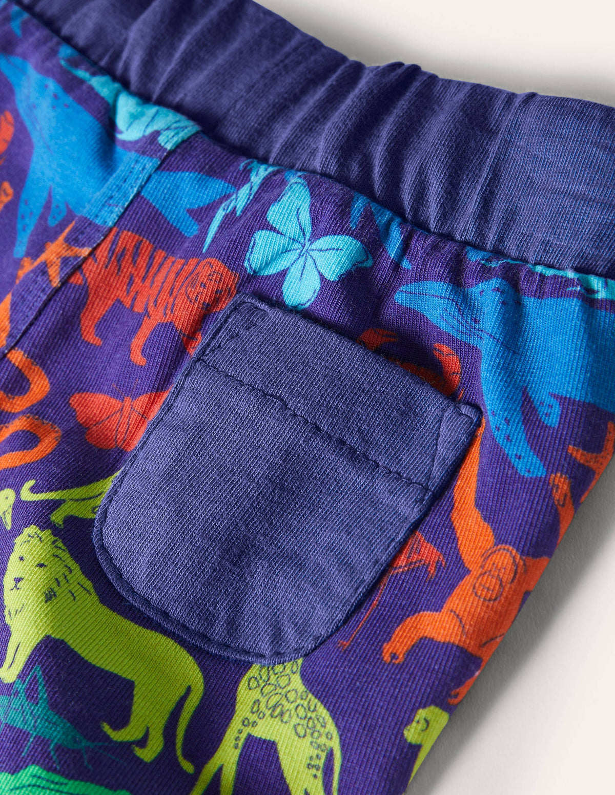Essential Jersey Shorts-Starboard Blue Animal Kingdom - Image 3