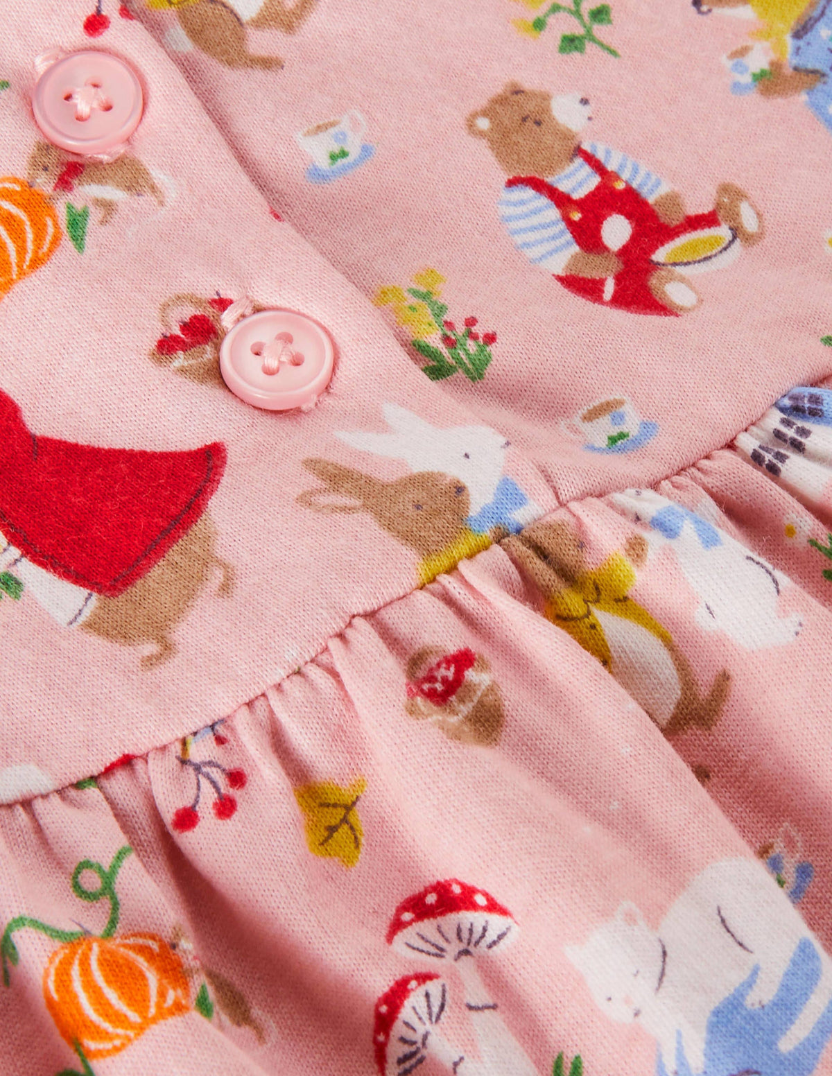 Jersey Collared Dress-Boto Pink Bedtime Stories-3