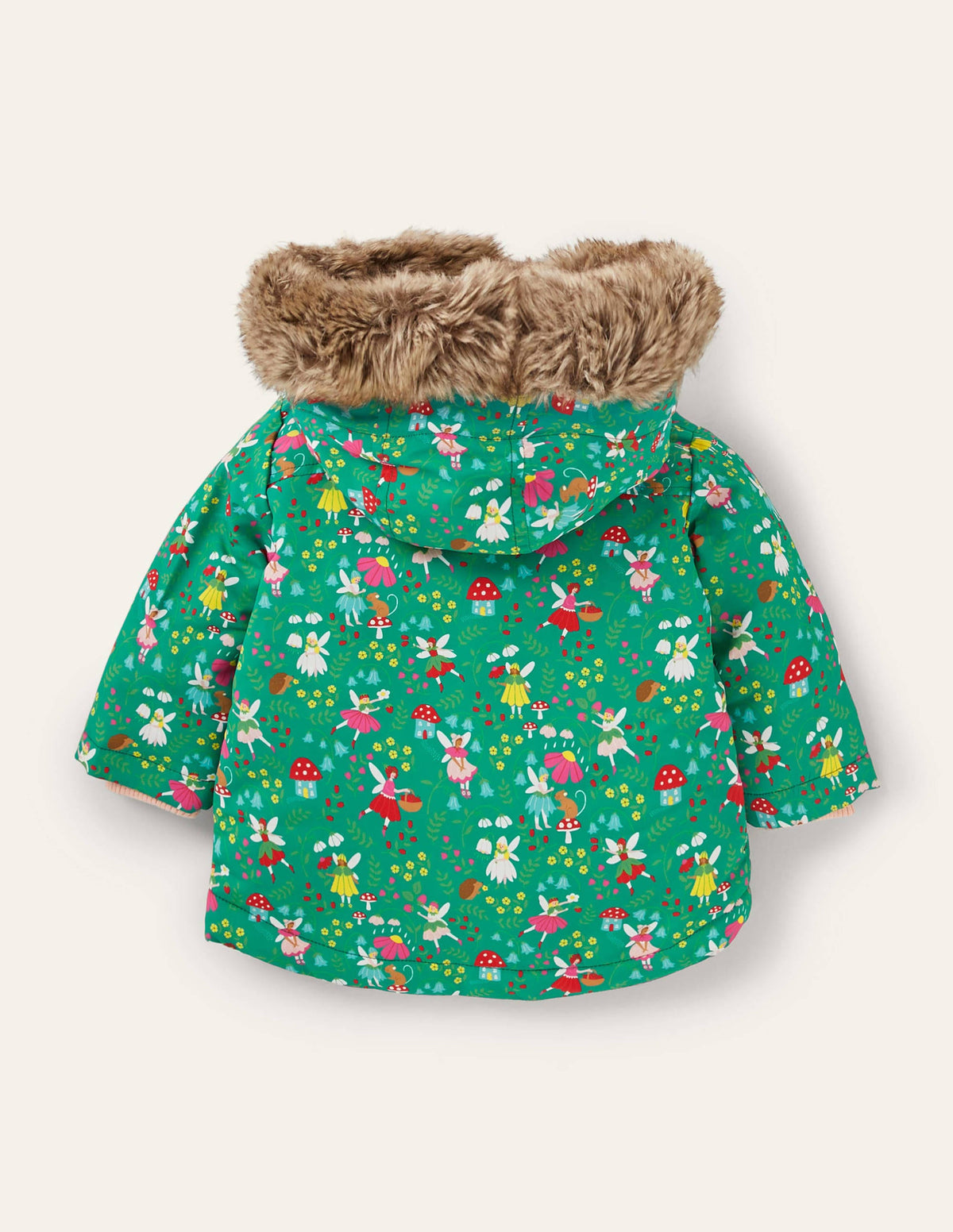 Girls 3-in-1 Jacket-Sardinia Green Fairy Garden - Image 2