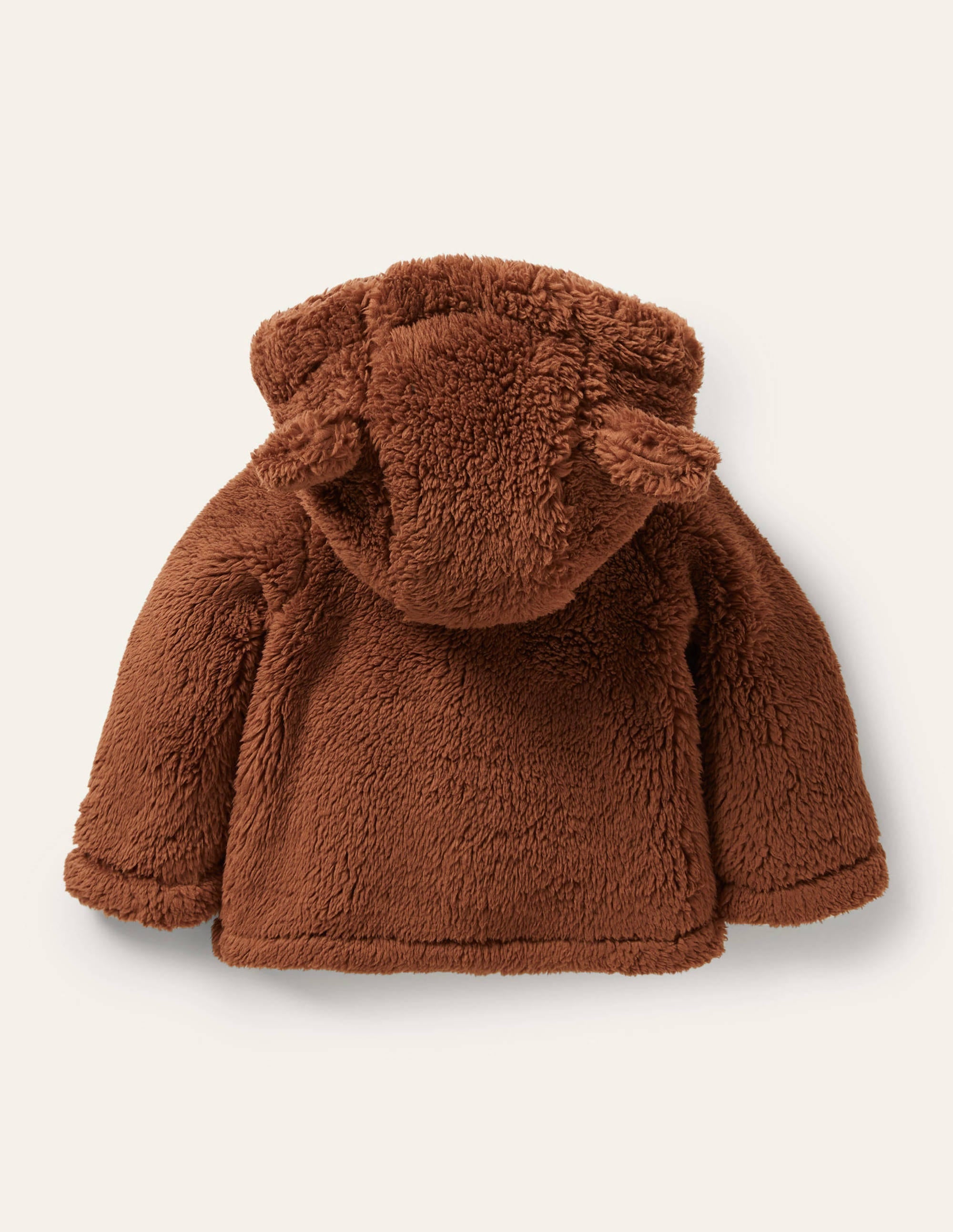Borg Button-Up Jacket-Terrier Brown Bears - Image 2