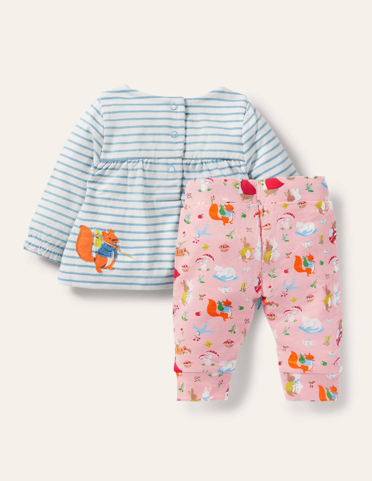 Jersey Appliqué Play Set-Boto Pink Bedtime Stories-2