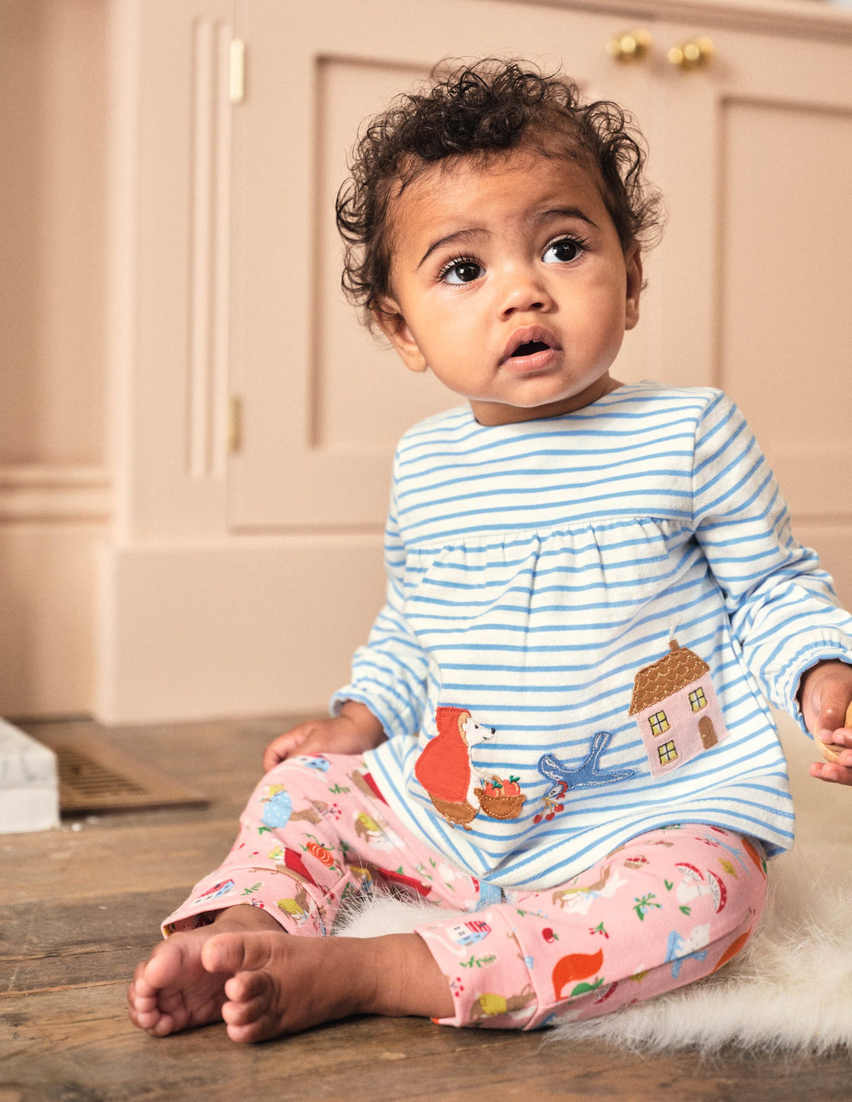 Jersey Appliqué Play Set-Boto Pink Bedtime Stories - Image 4