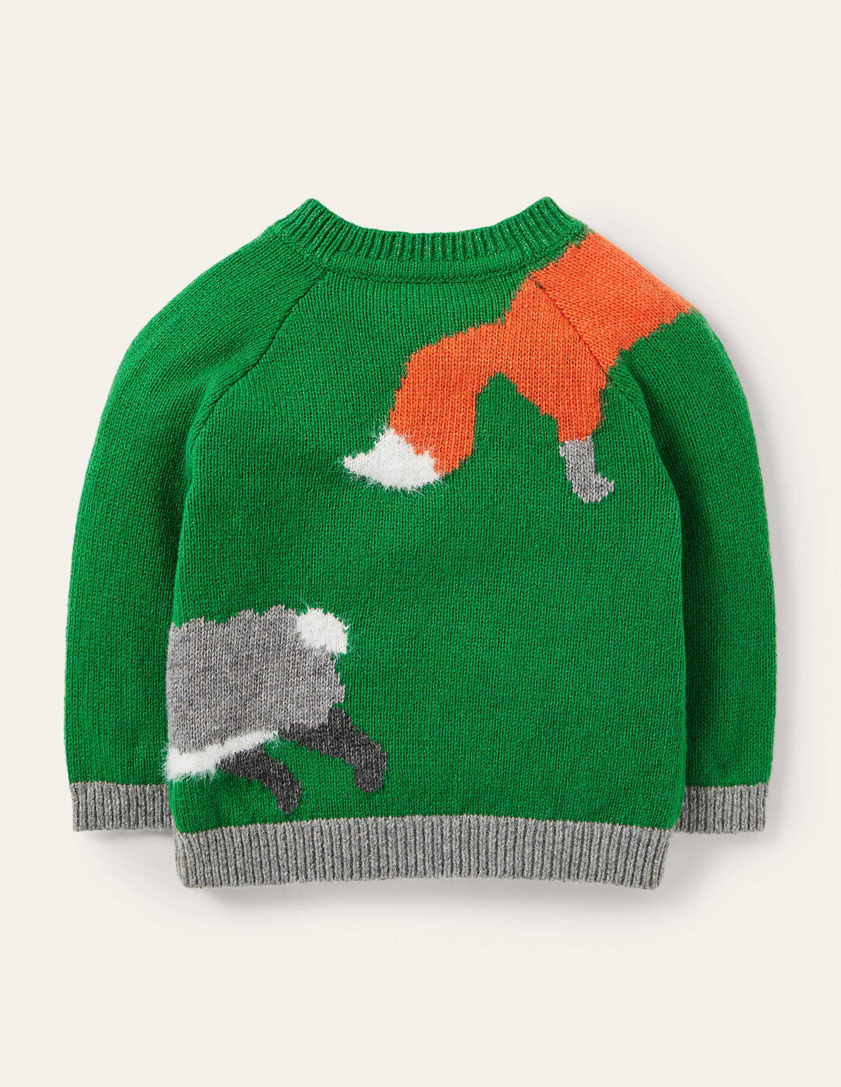 Fun Logo Sweater-Highland Green Animals-2