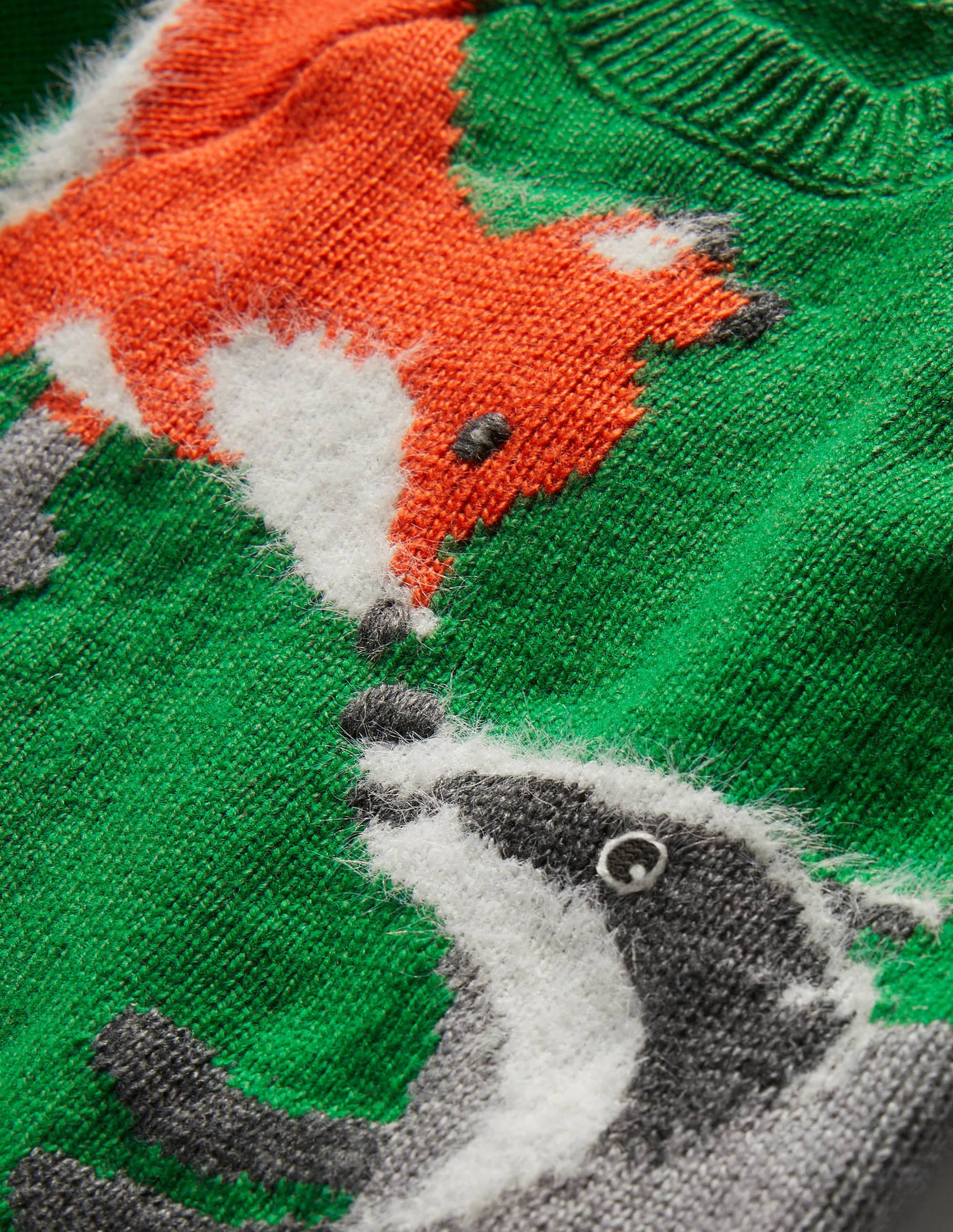Fun Logo Sweater-Highland Green Animals - Image 3