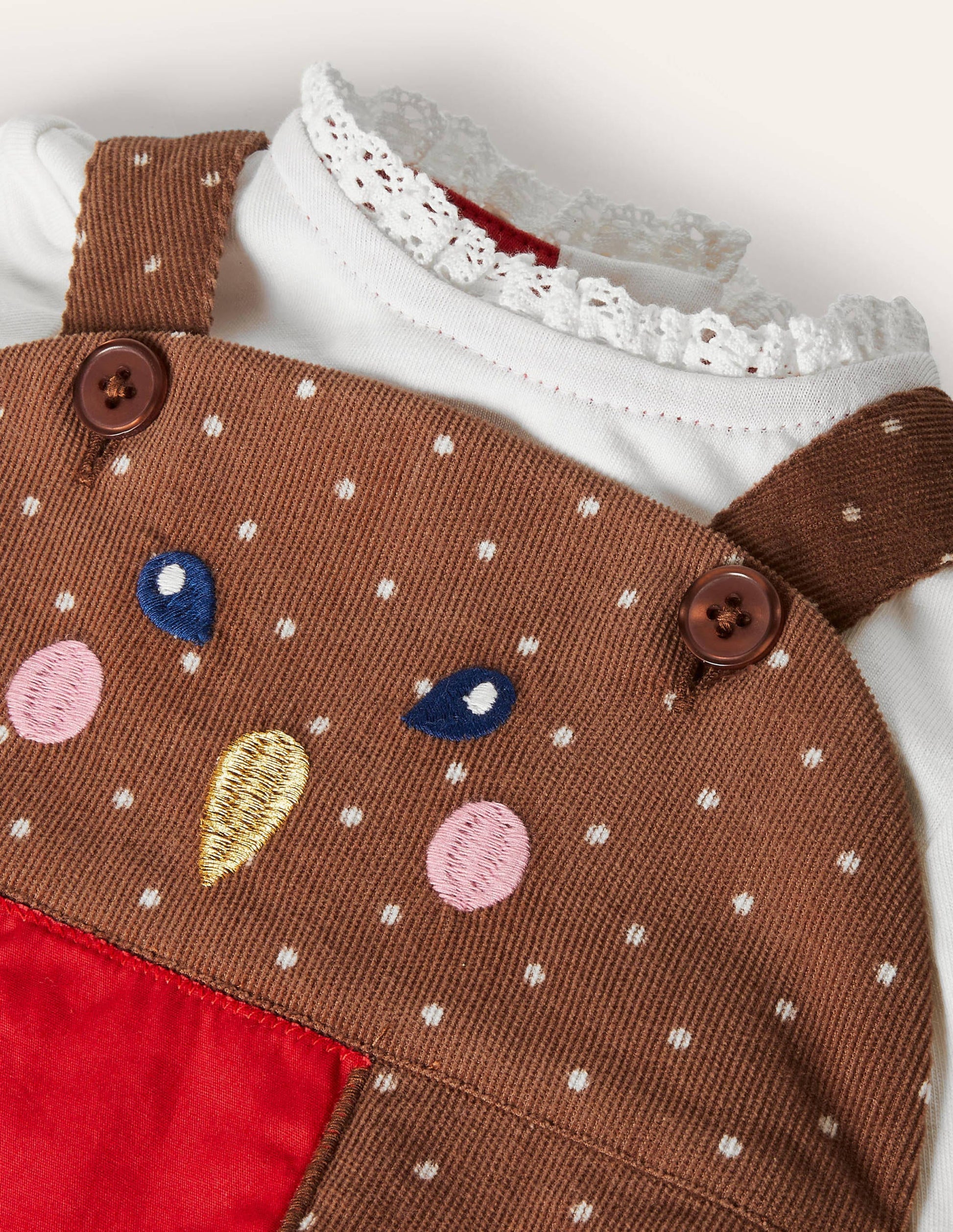 Novelty Overalls Play Set-Terrier Brown Robin-3