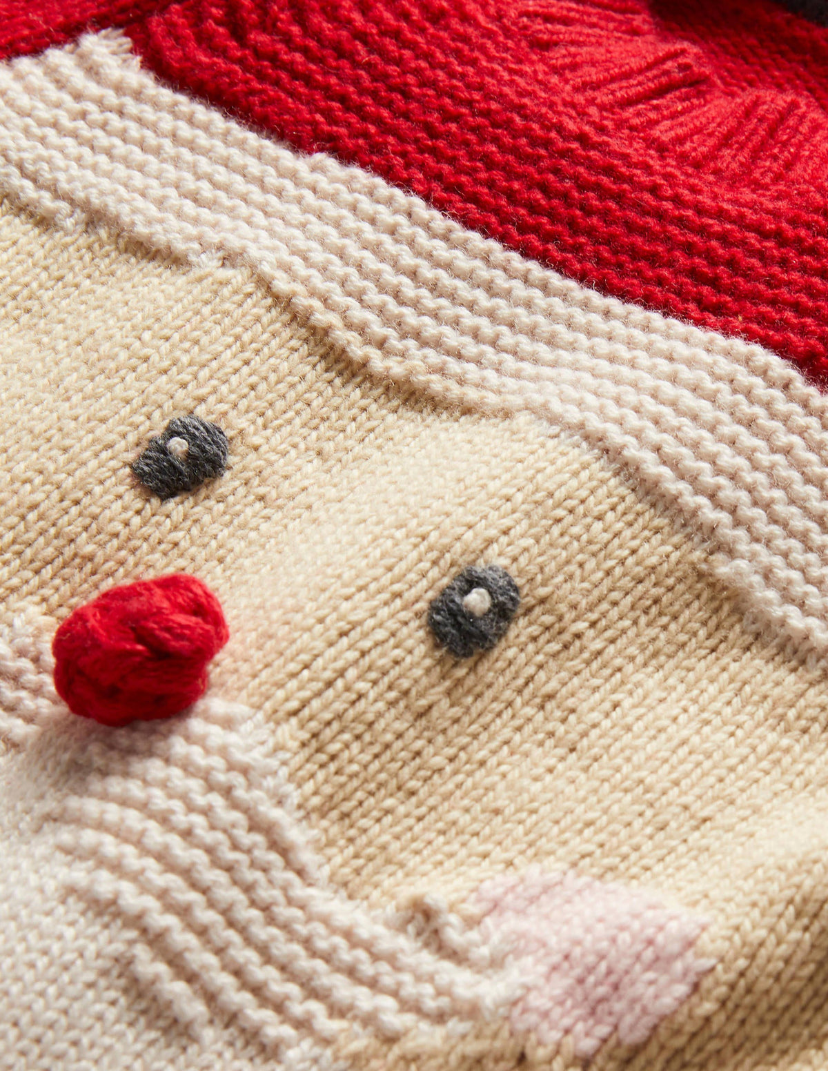 Christmas Fun Sweater-Hot Pepper Red Santa - Image 3